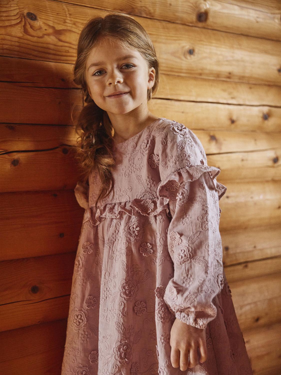 Lil Atelier Odana Loose Dress - Shadow Gray