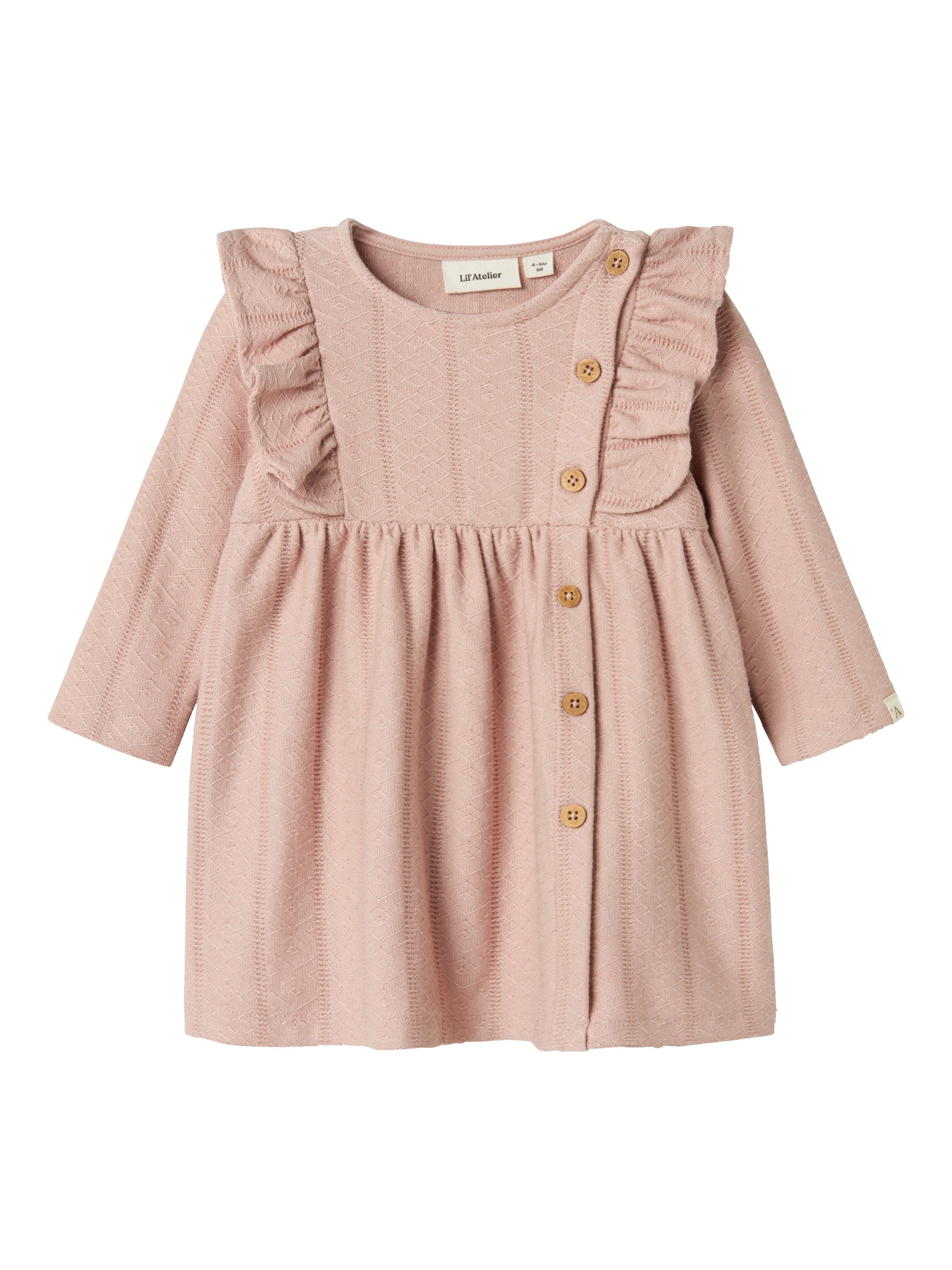 Lil Atelier Ominas Dress - Shadow Gray