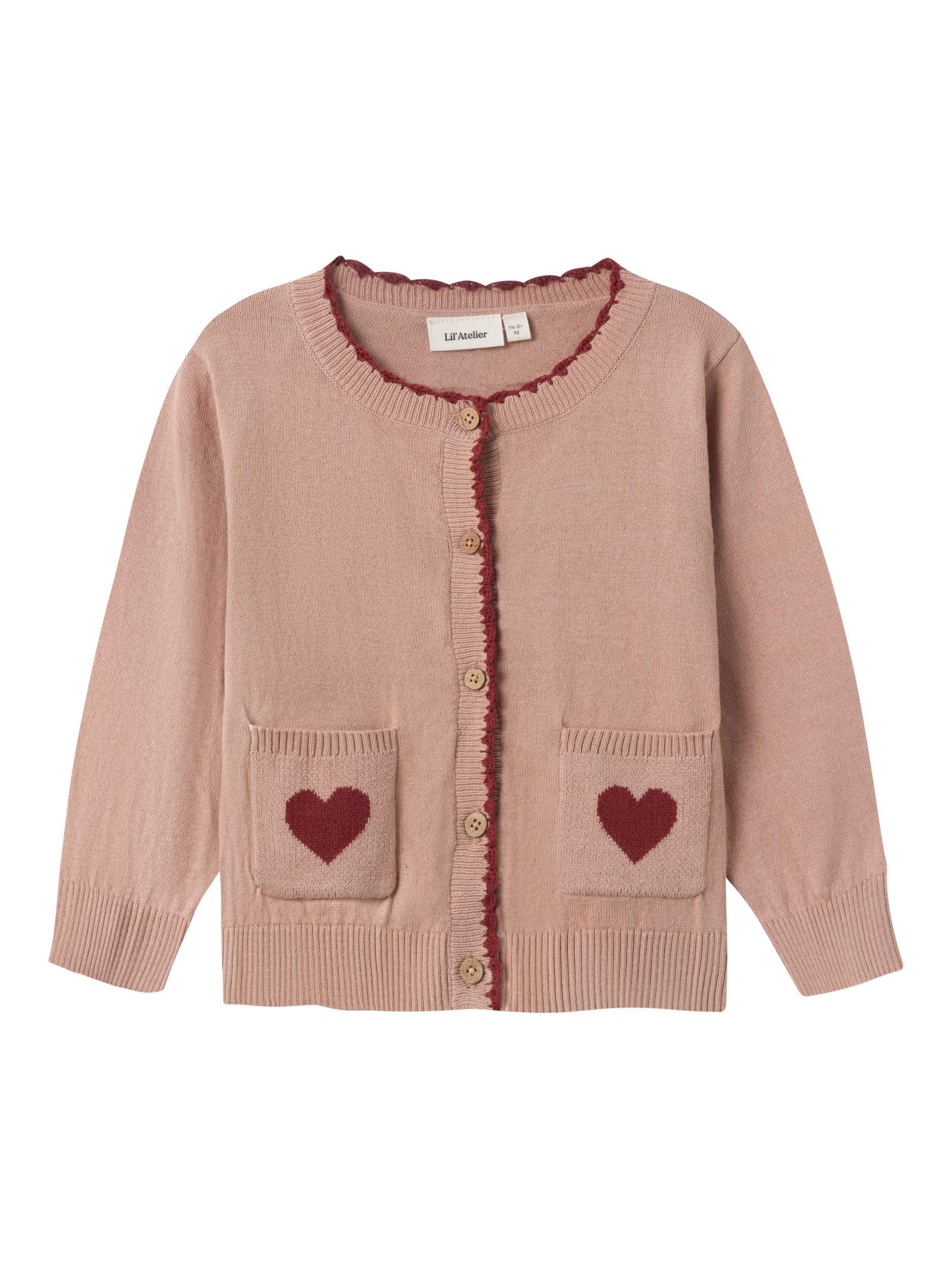 Lil Atelier Saran Knit Cardigan - Nougat