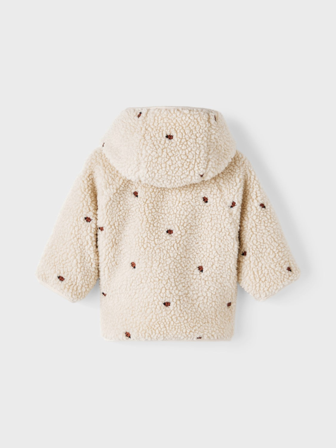 Lil Atelier Nalo Loose Sherpa Jakke Baby - Fog