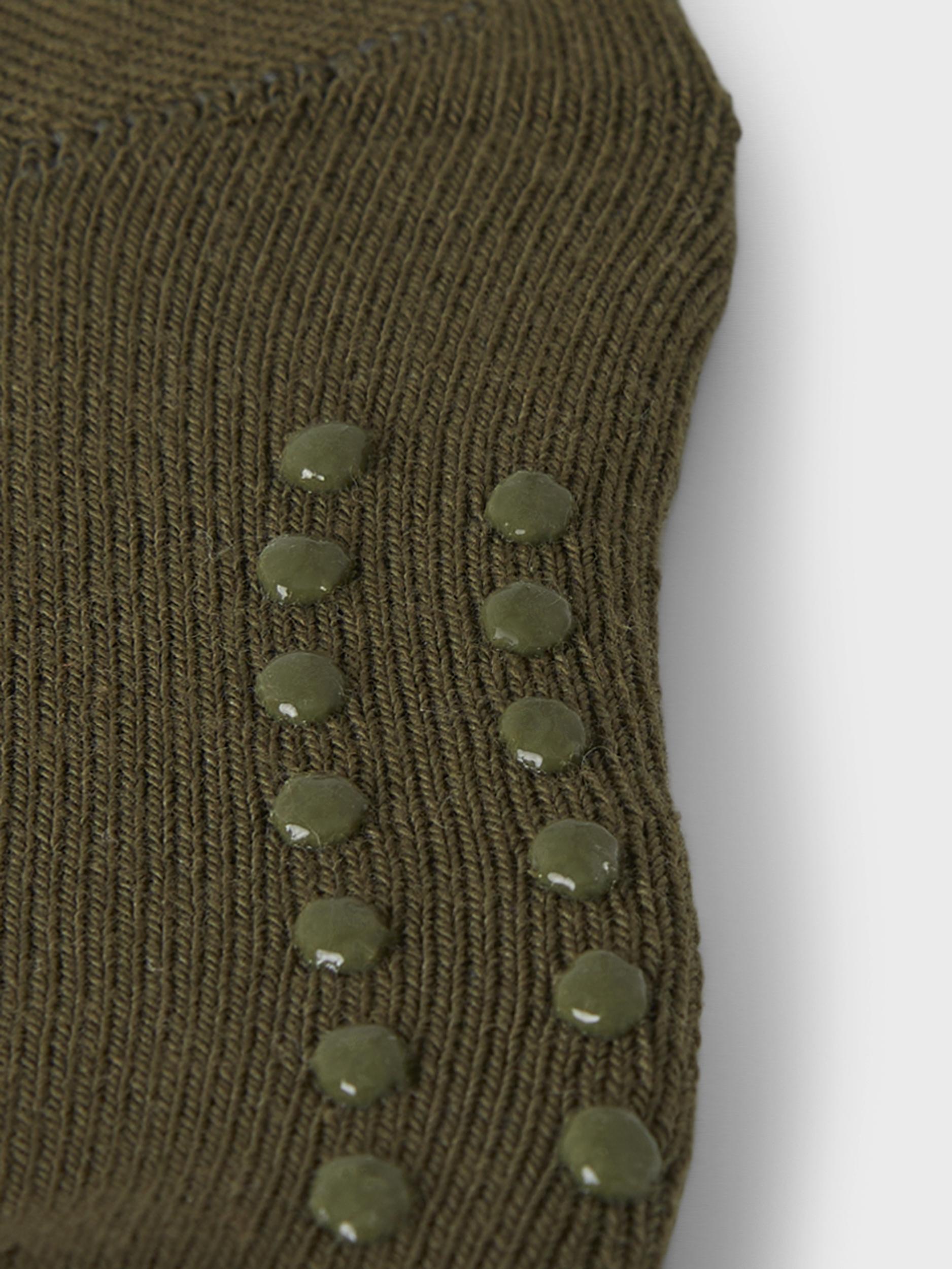 Lil Atelier - Tero Frotte Socks - Agave Green