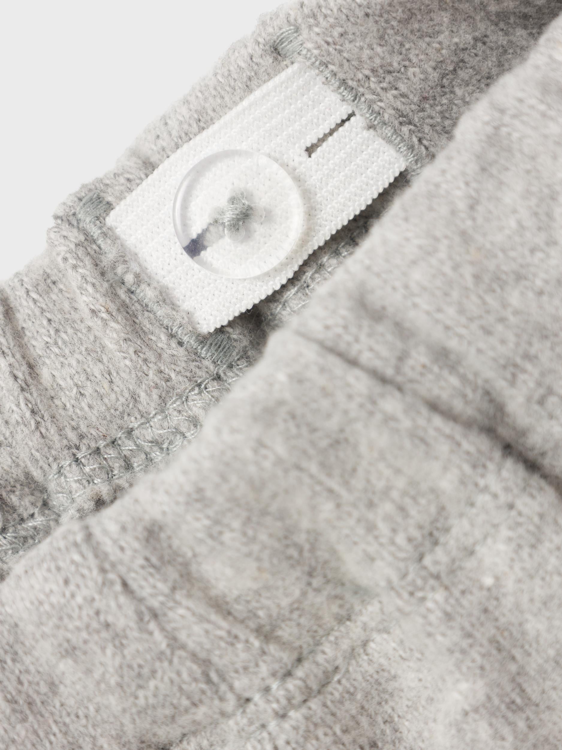 Lil Atelier Thor Loose Pants - Grey Melange