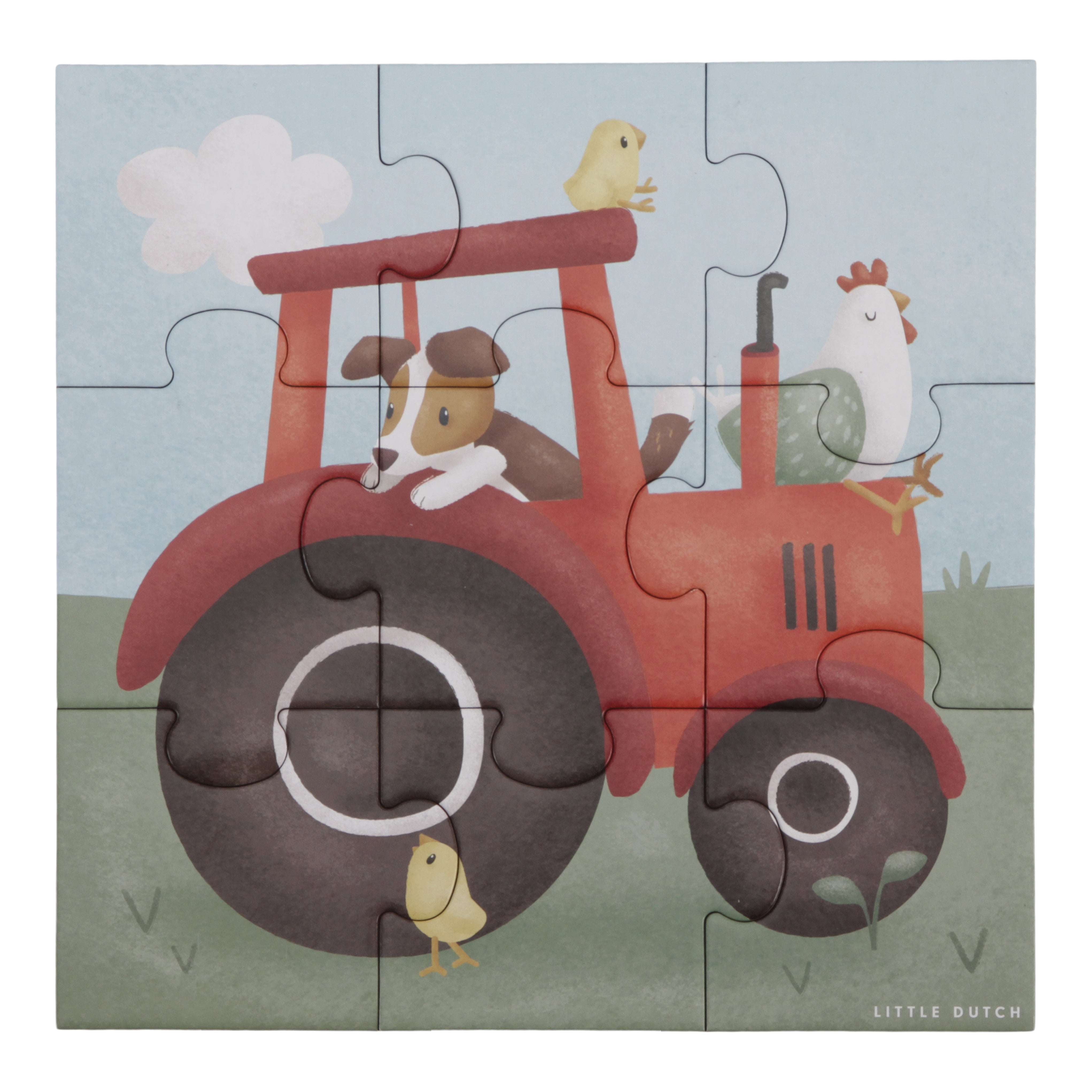 Little Dutch Puslespil 4-i-1 - Little Farm