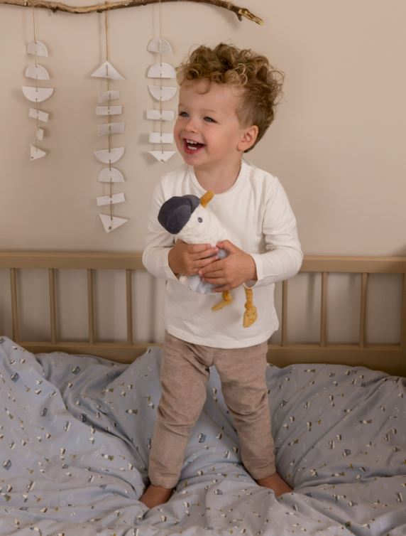 Little Dutch Junior Sengetøj - Sailors Bay Blue