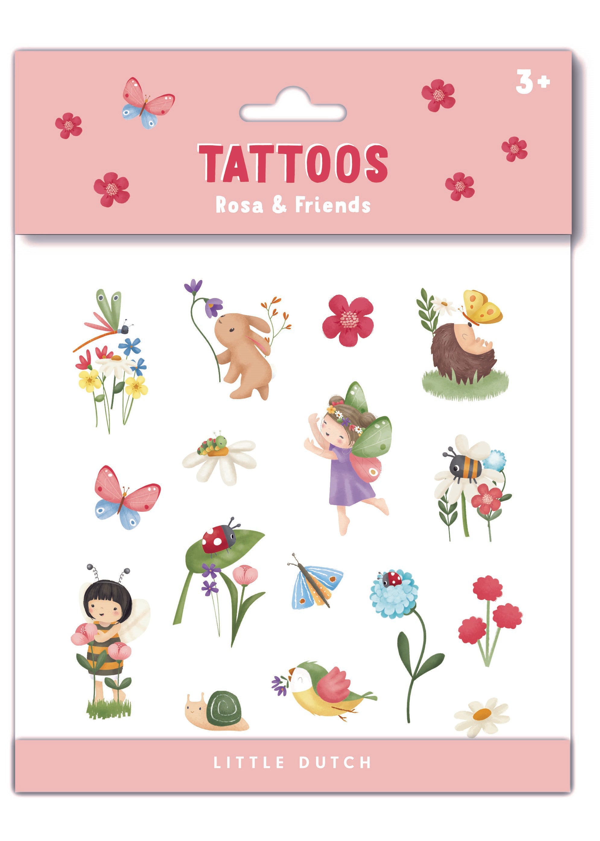 Little Dutch Tatoveringer - Rosa & Friends