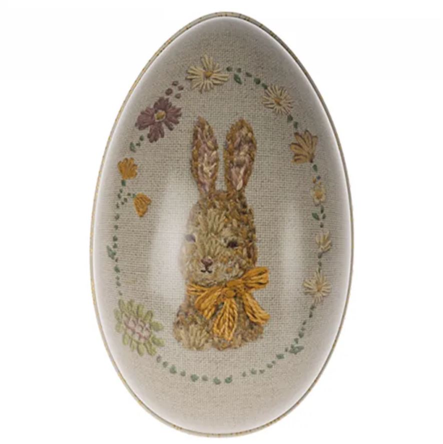 Maileg Påskeæg med Kanin i Plys - Mint