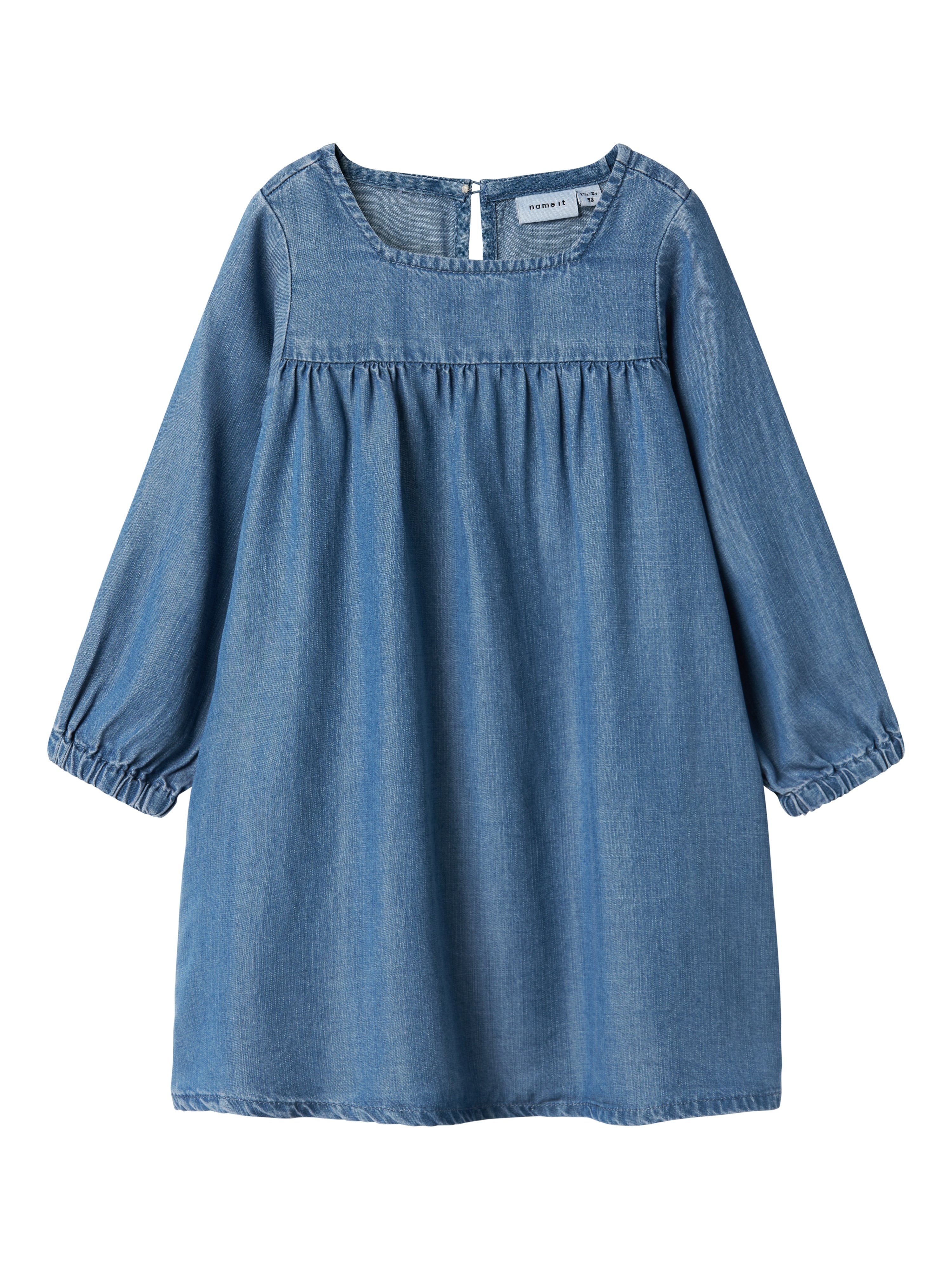 Name It Alice Denim Dresss - Medium Blue Denim