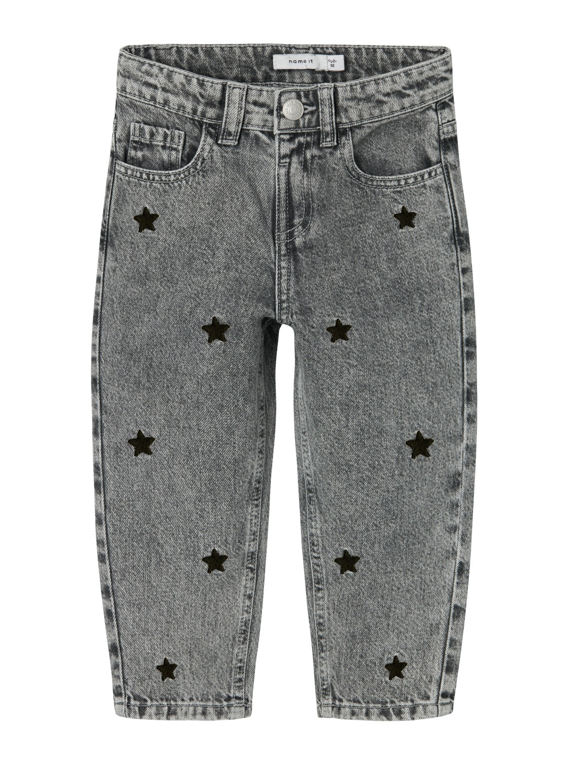 Name It Bella Mom Jeans - Medium Grey Denim