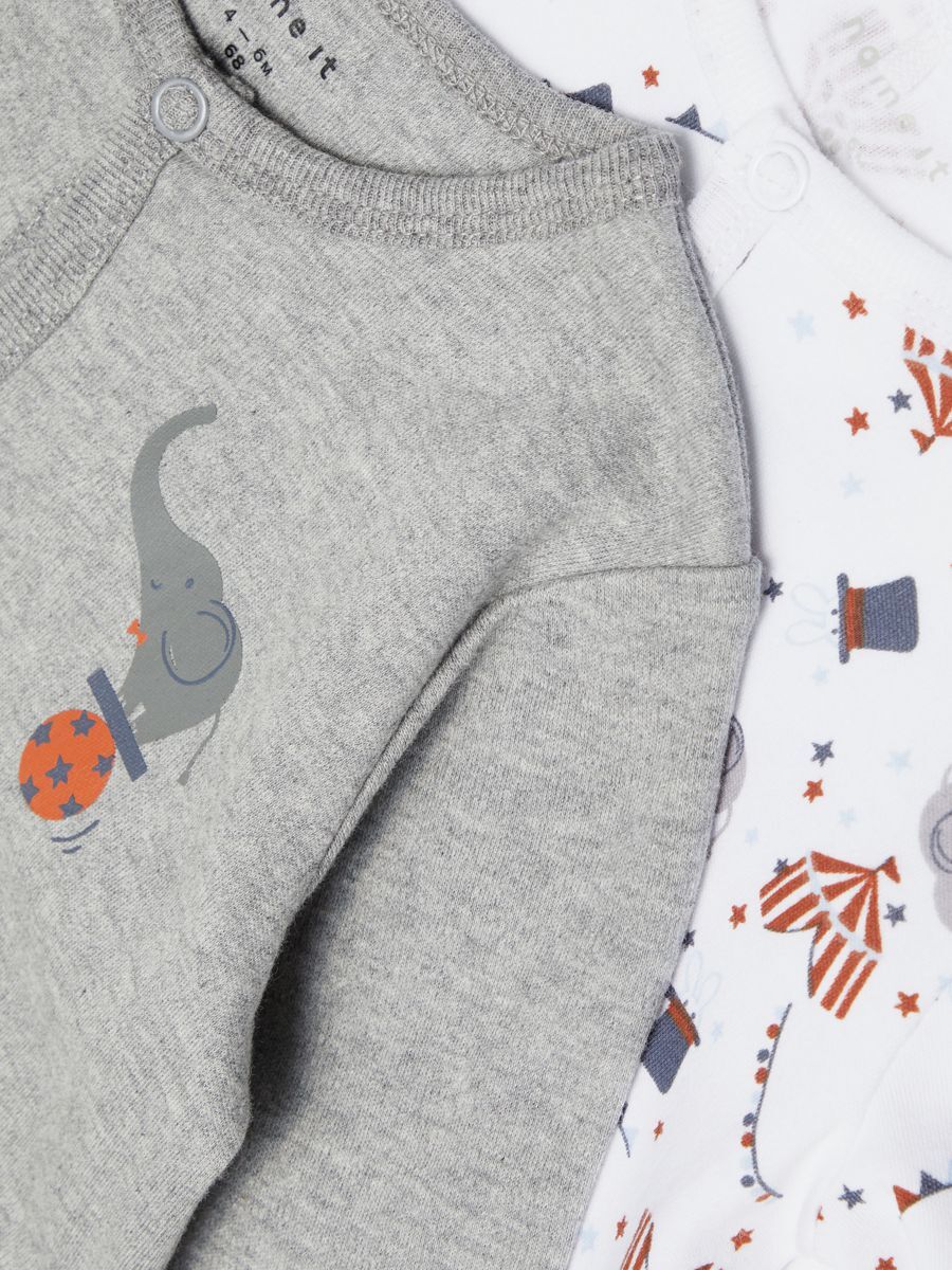 Name It Natdragter 2 pak - Grey Melange