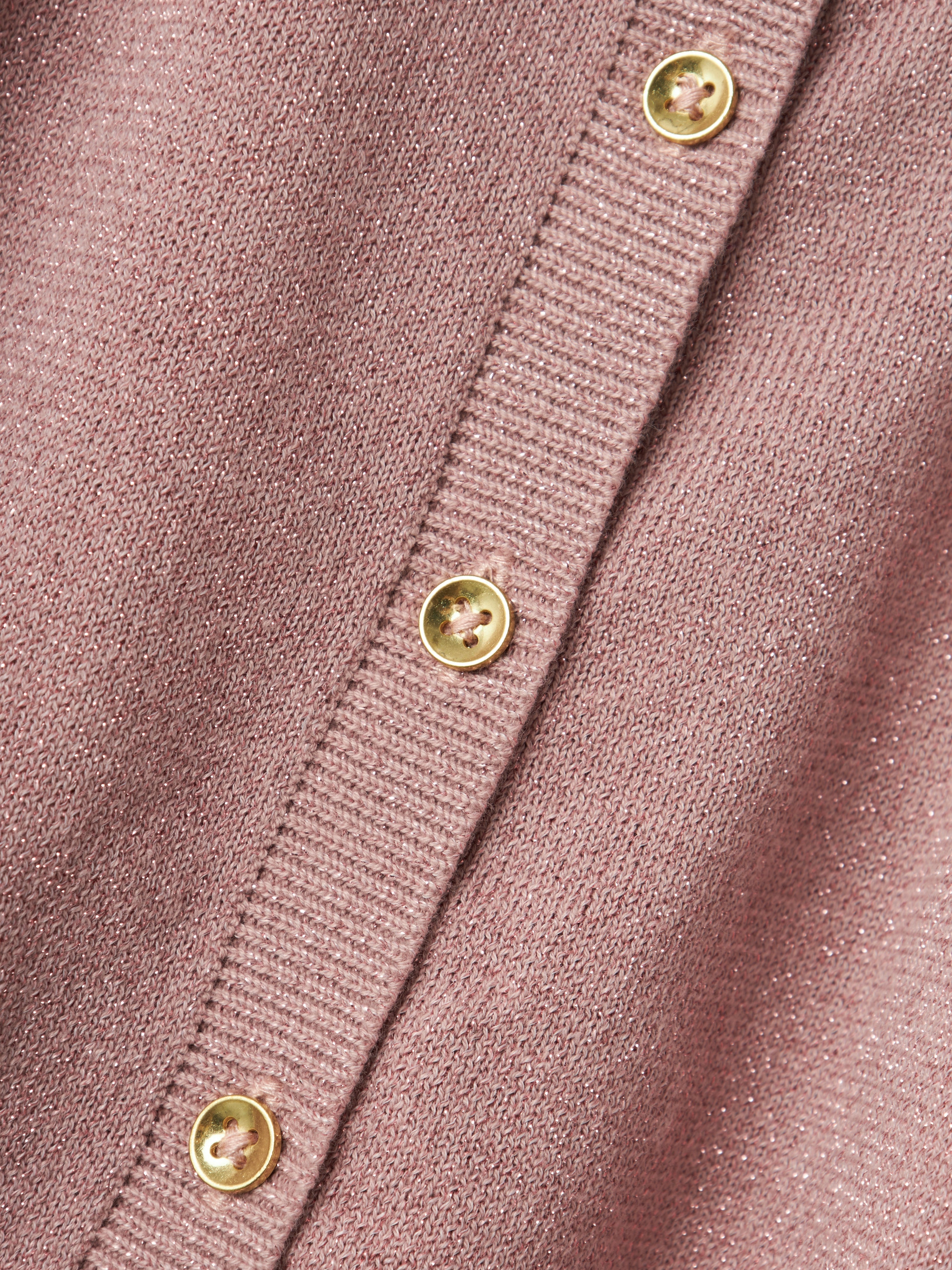 Name It Fabinne Strik Cardigan - Deauville Mauve