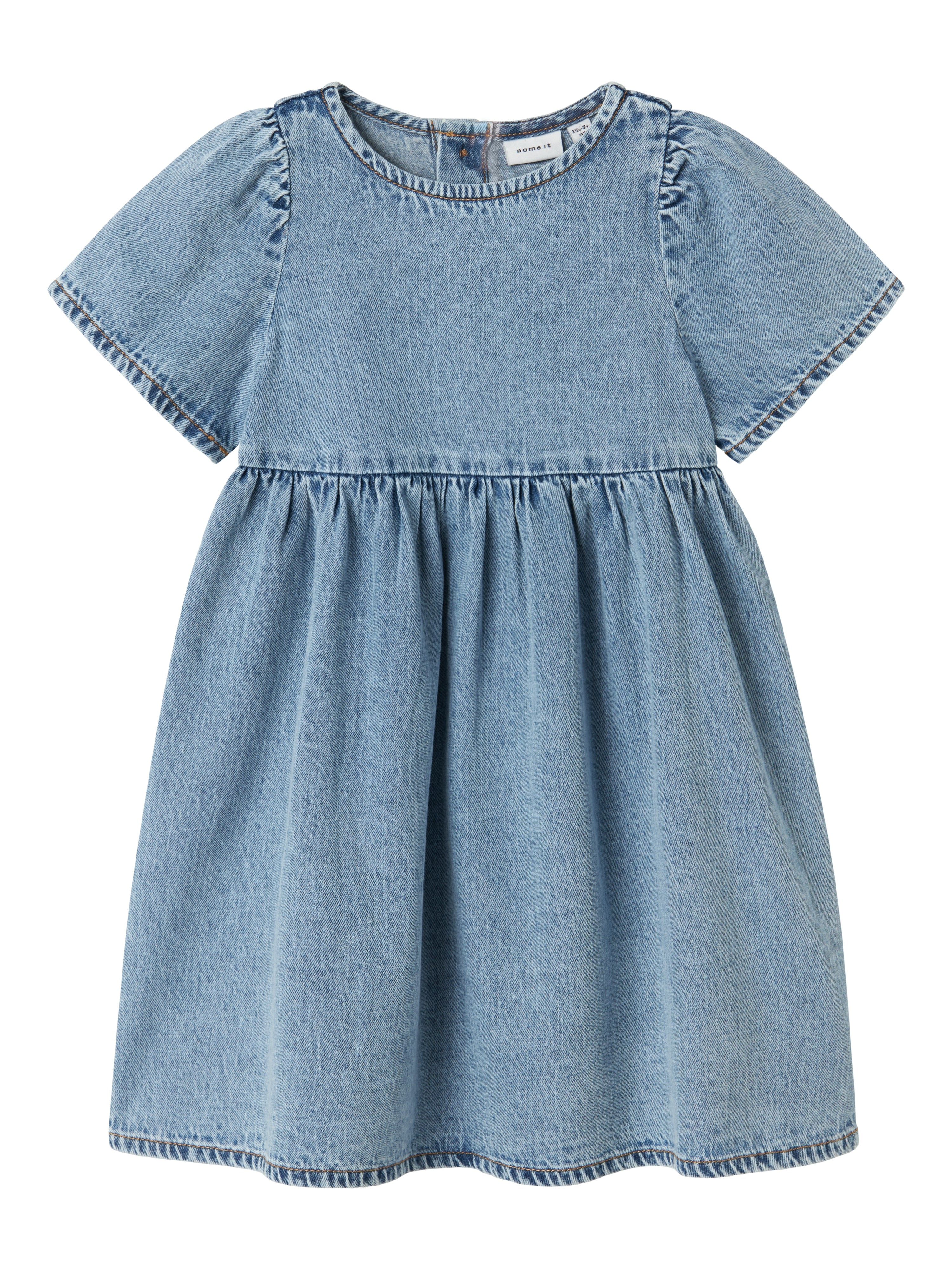 Name It Gemma Loose Denim Dress - Medium Blue Denim