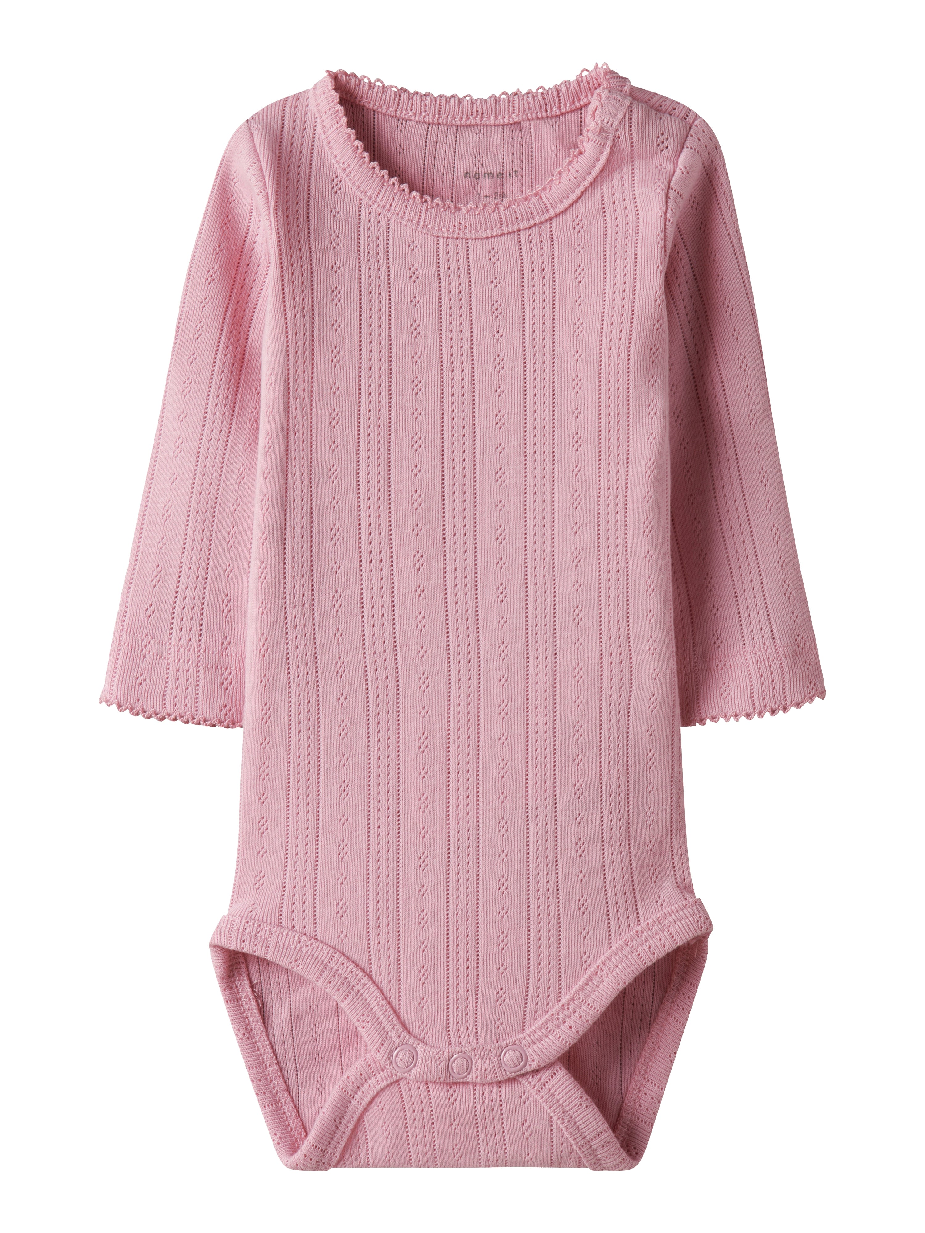 Name It Happy LS Body - Cameo Pink