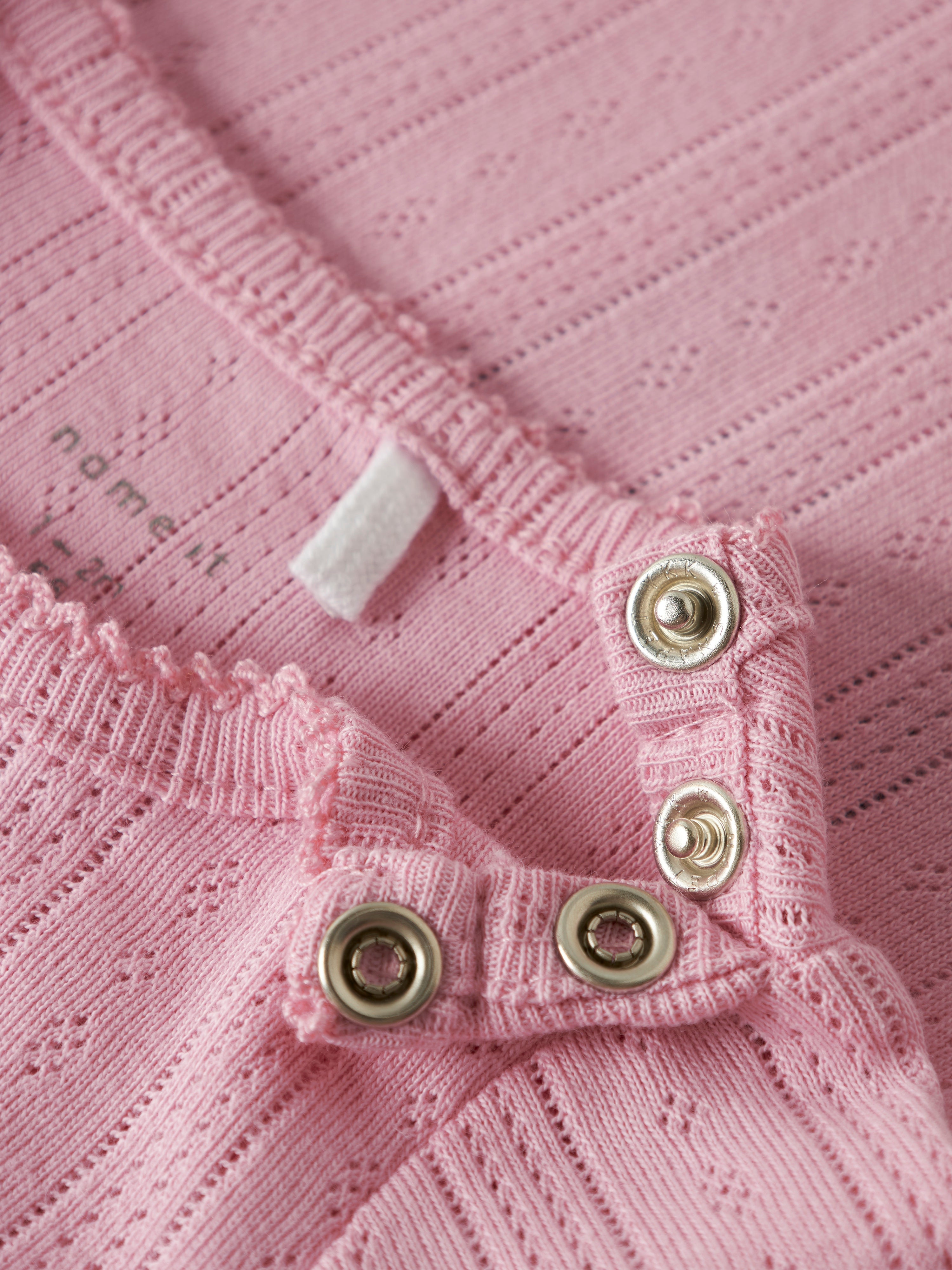 Name It Happy LS Body - Cameo Pink