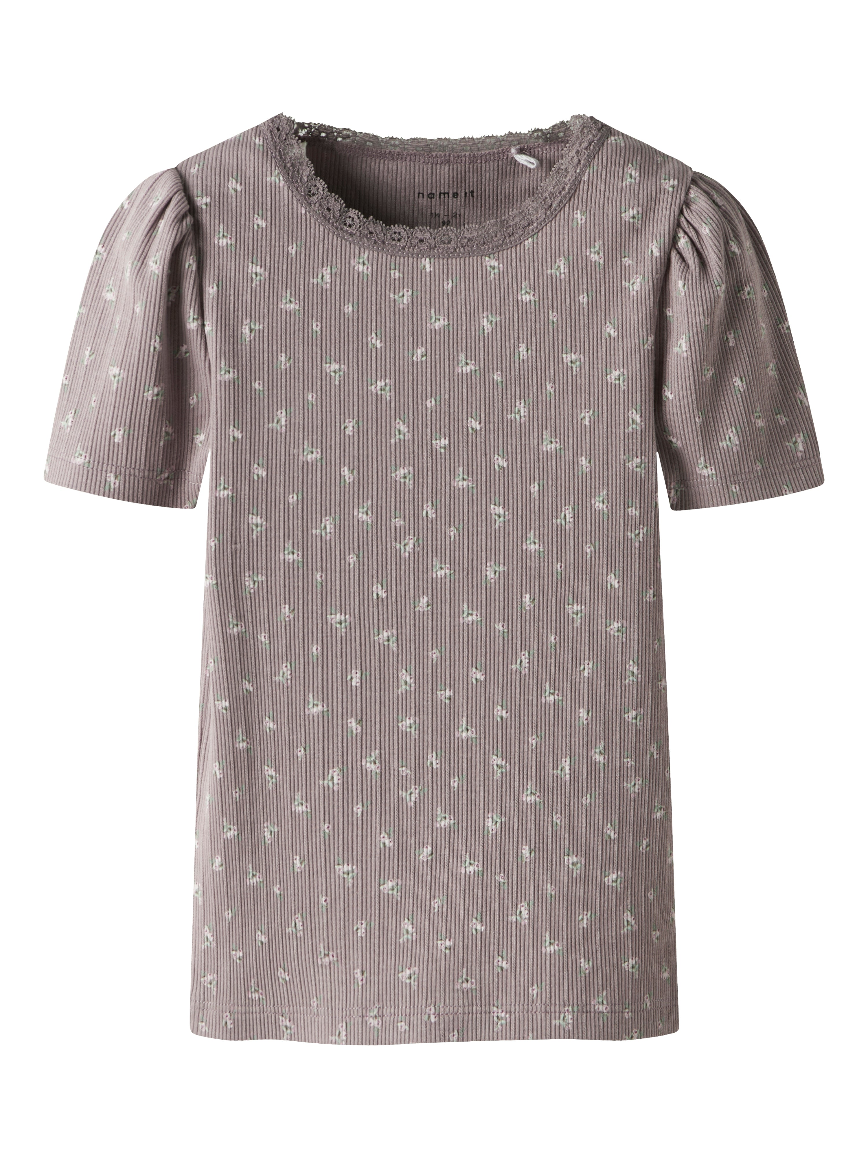 Name It Hoise SS Slim Top - Purple Dove