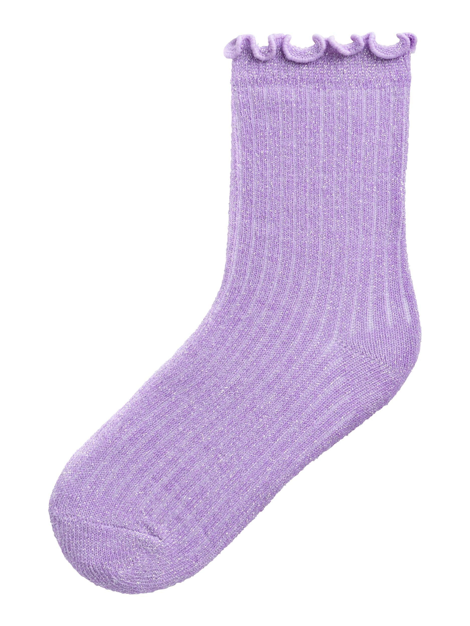 Name It Janna Strømpe med Glimmer - Purple Rose
