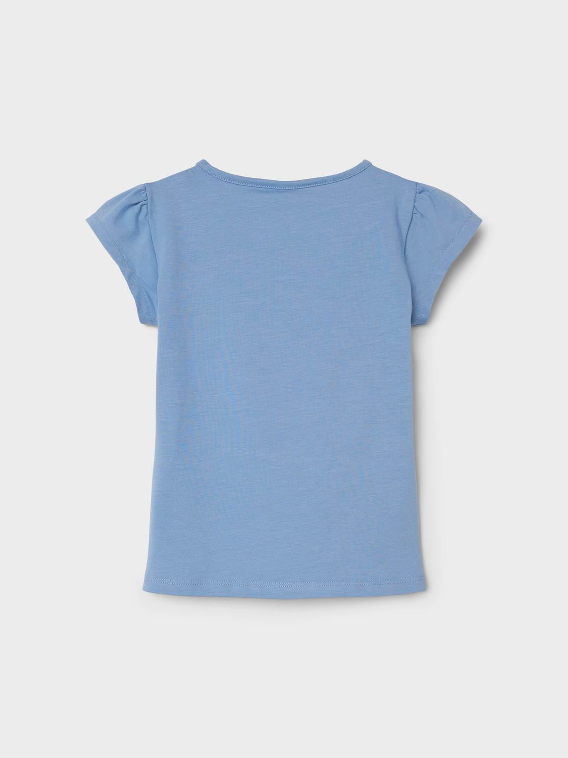 Name It Jasmine Gurli Gris Bluse - Endless Sky