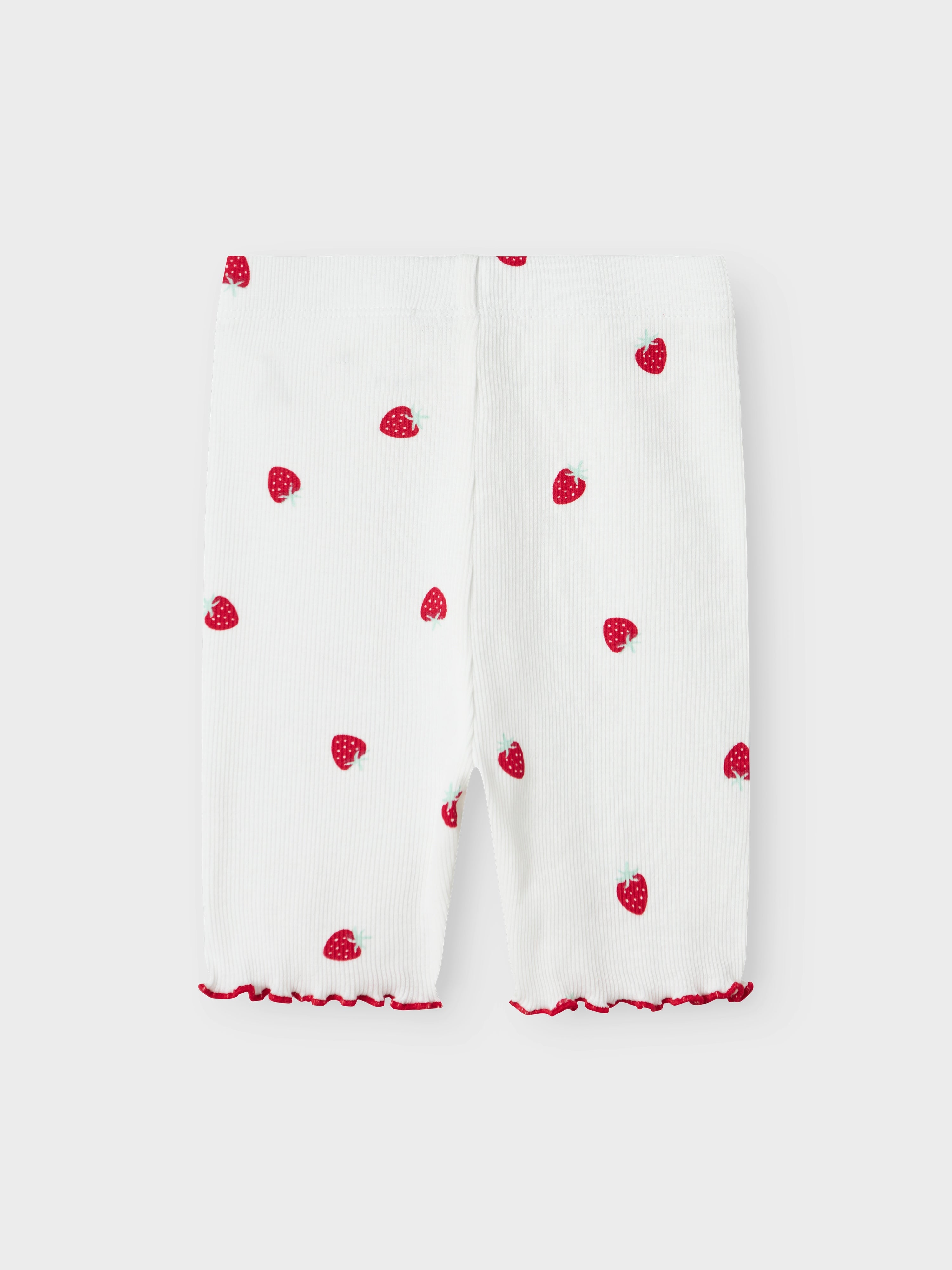 Name It Jillie Slim Biker Shorts - Bright White