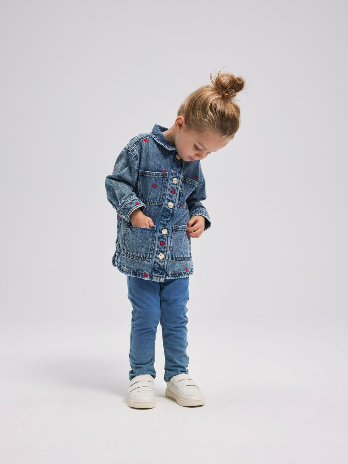 Name It Kathy Denim Jacket - Medium Blue Denim