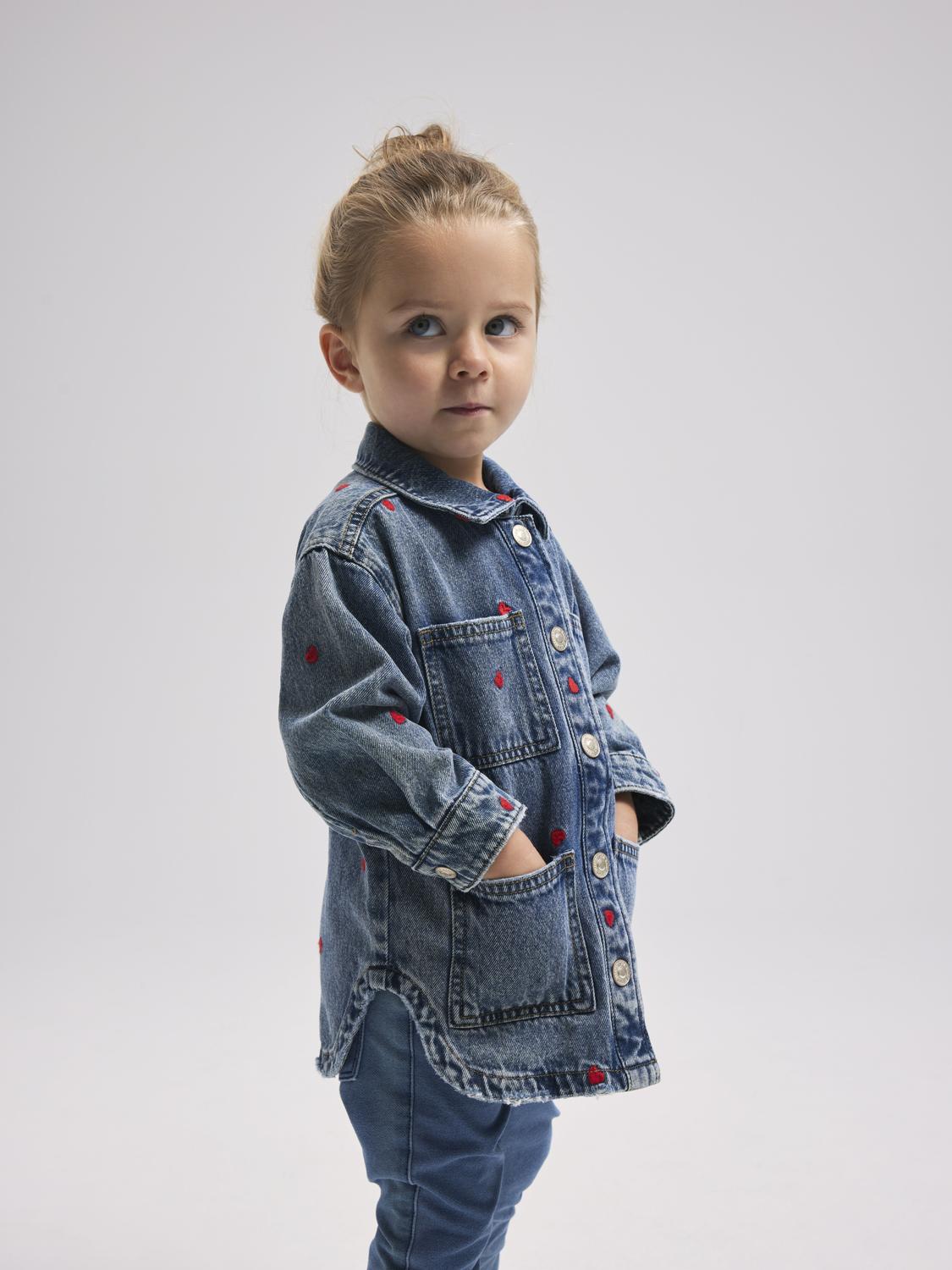 Name It Kathy Denim Jacket - Medium Blue Denim