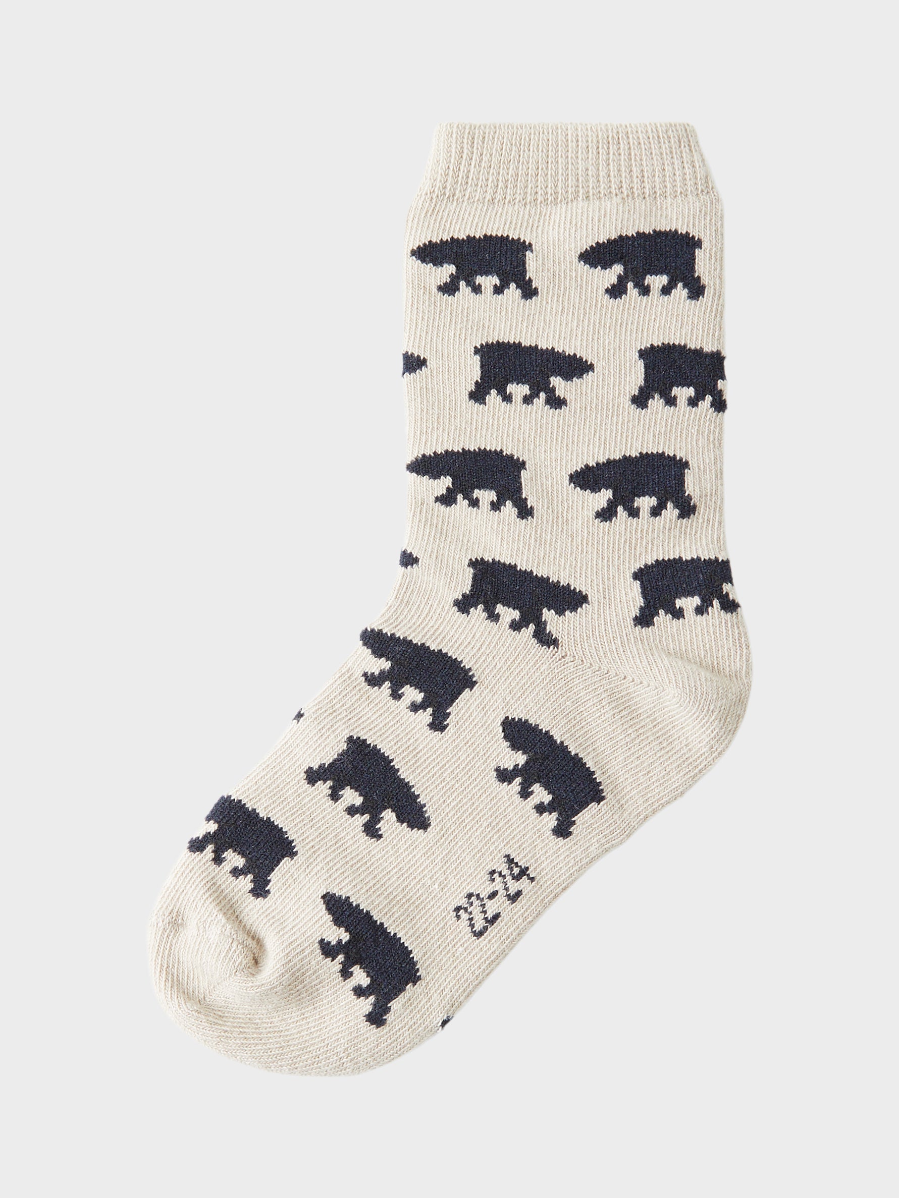 Name It Kosy 3 pack strømper - Pure Cashmere/Grey Melange/Pine Grove