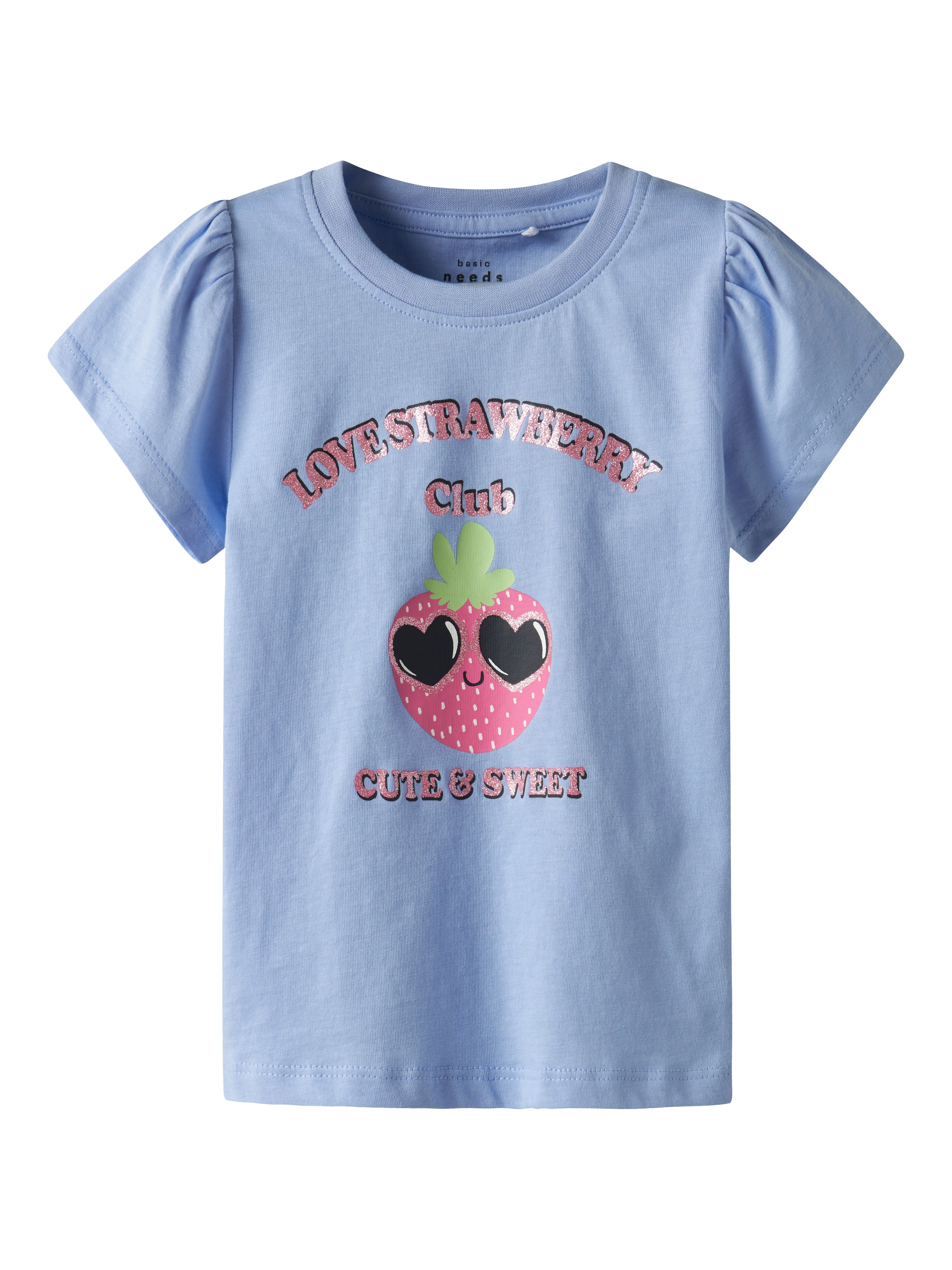 Name It Vibeke Top - Serenity/Strawberry