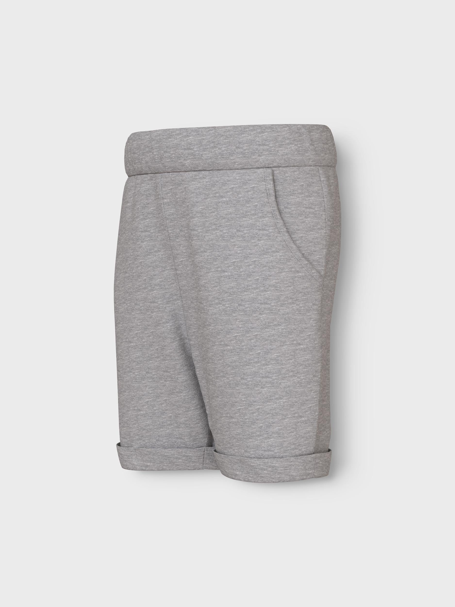Name It Viking Long Shorts - Grey Melange