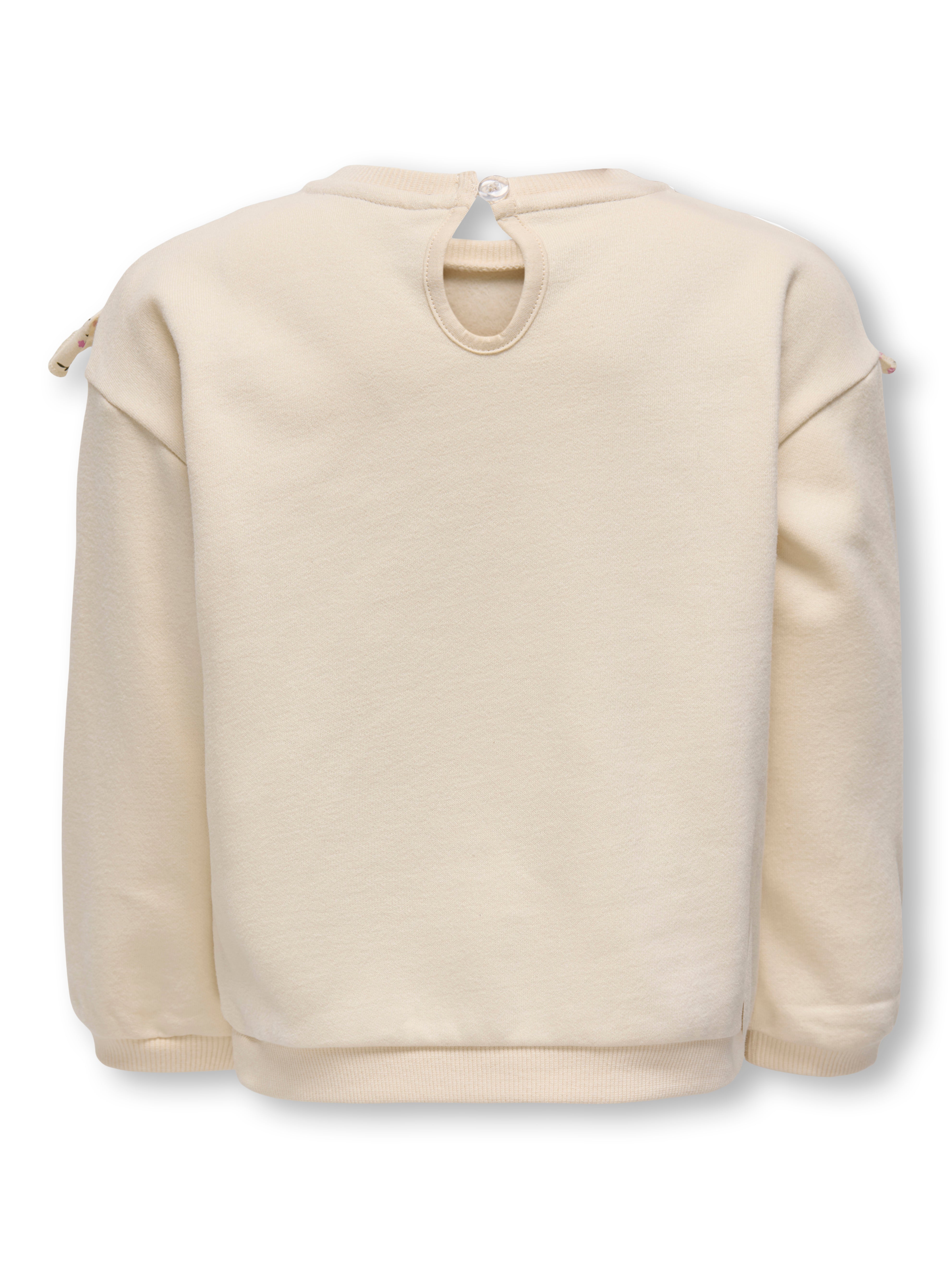 Only Mini Capella Life Ruf Sweatshirt - Whitecap Gray