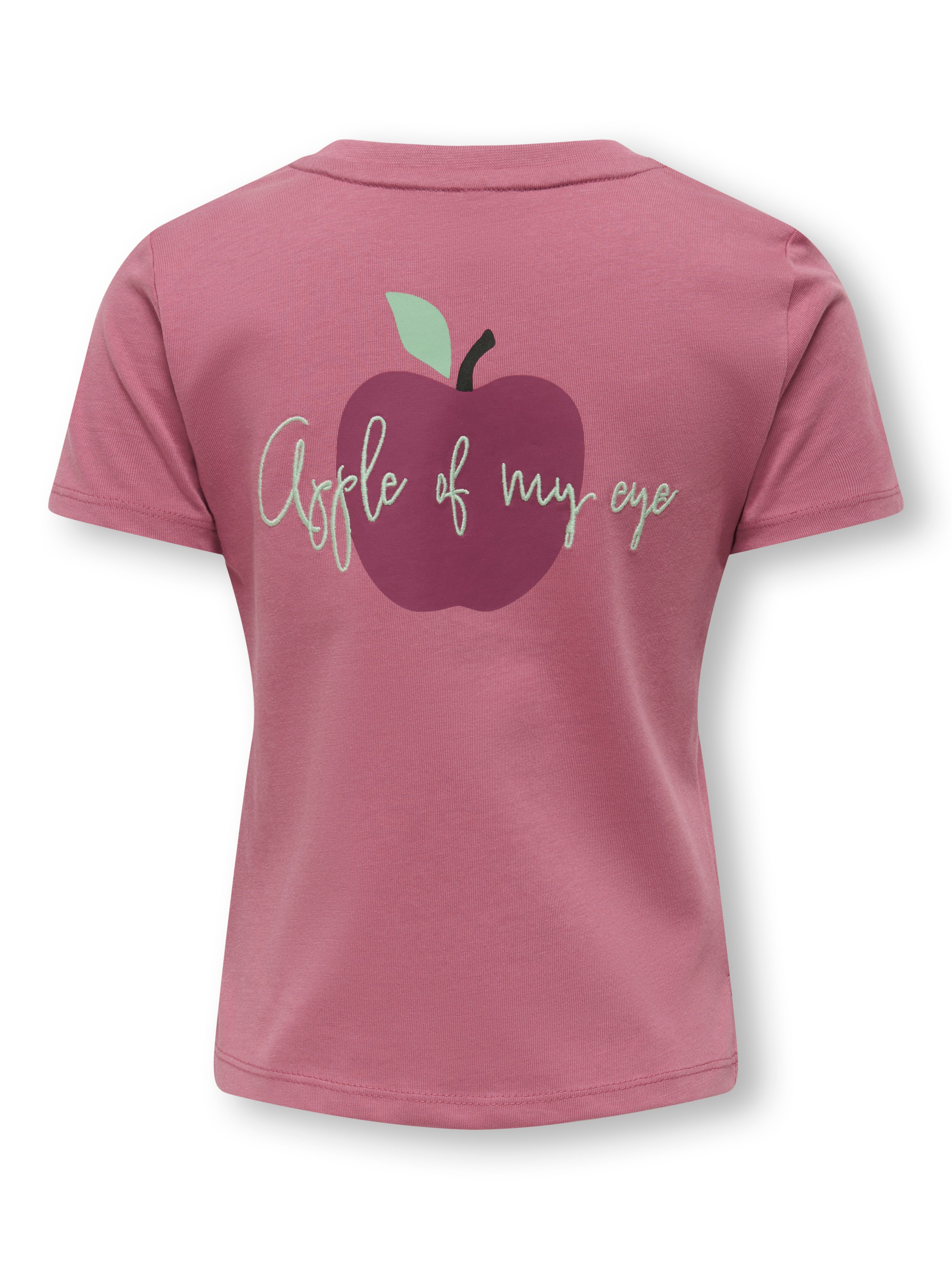 Only Mini Candy Life Printed Tee - Heather Rose