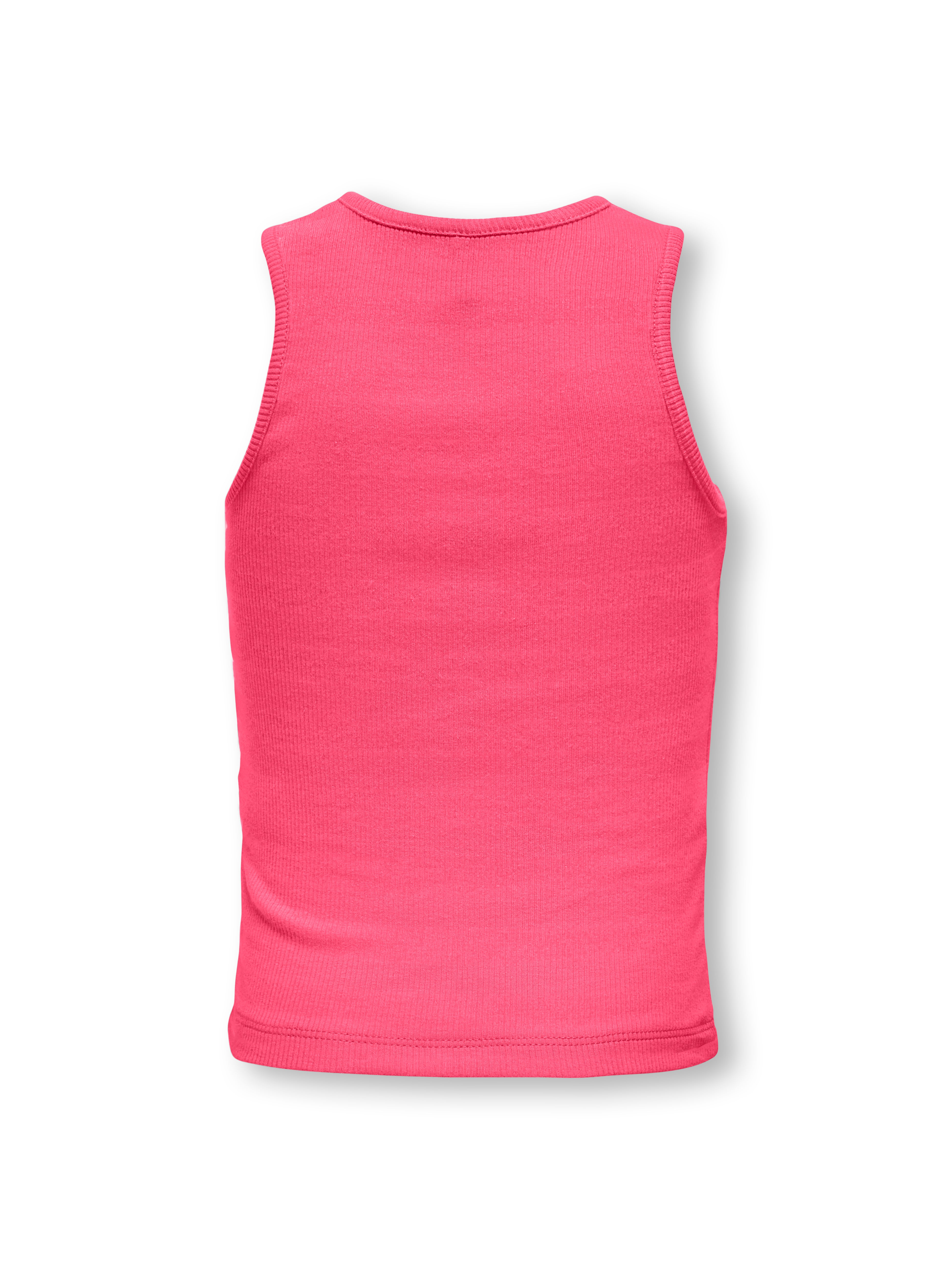 Only Mini Kenya Rib Tank Top - Camellia Rose