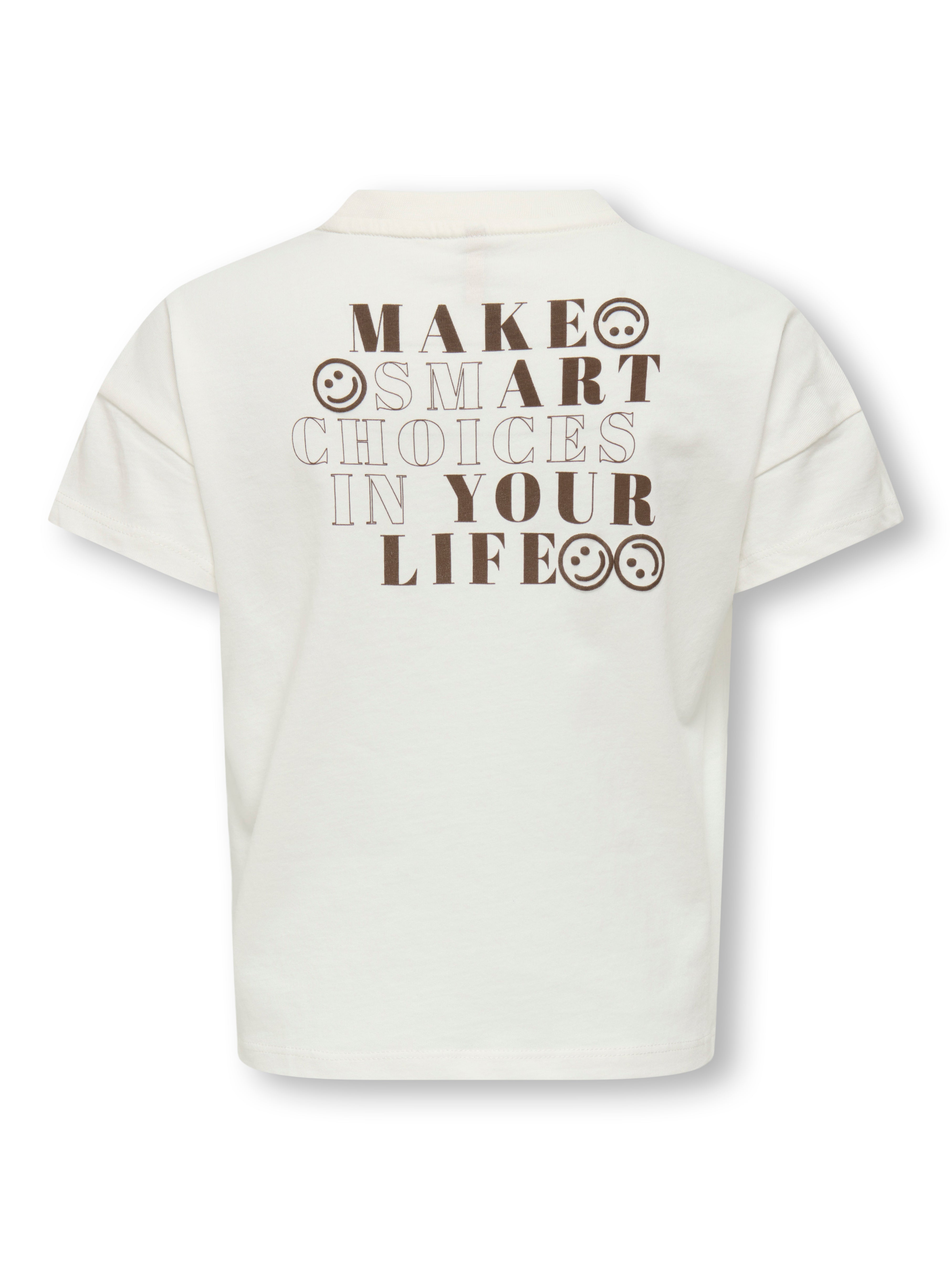 Only Mini Leona Life Tee - Cloud Dancer