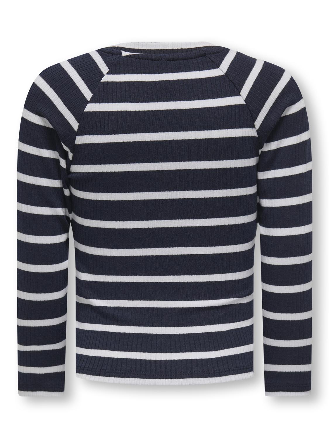 Only Mini Sadie Stripe Top - Navy Blazer