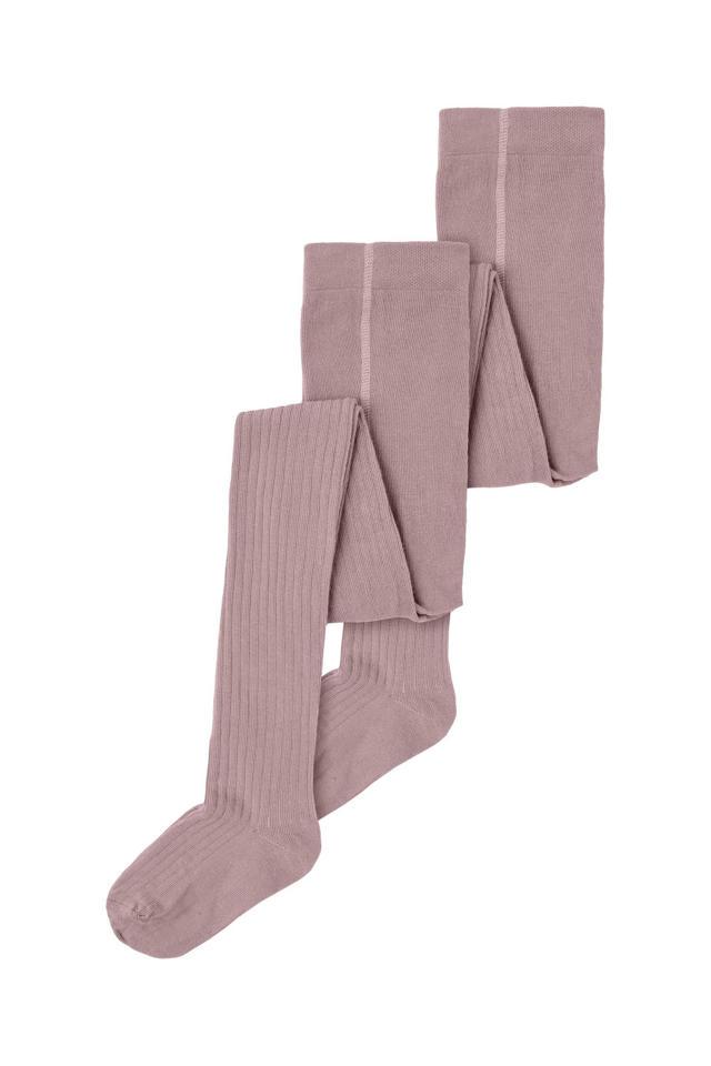 Name It Pantyhose - Rib 2-pak - Woodrose
