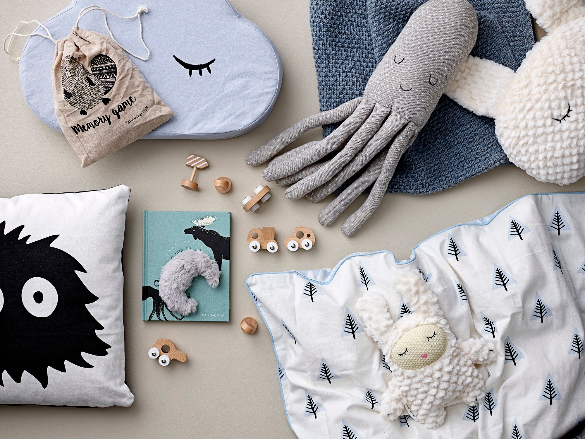 Bloomingville Mini Blæksprutte i Strik