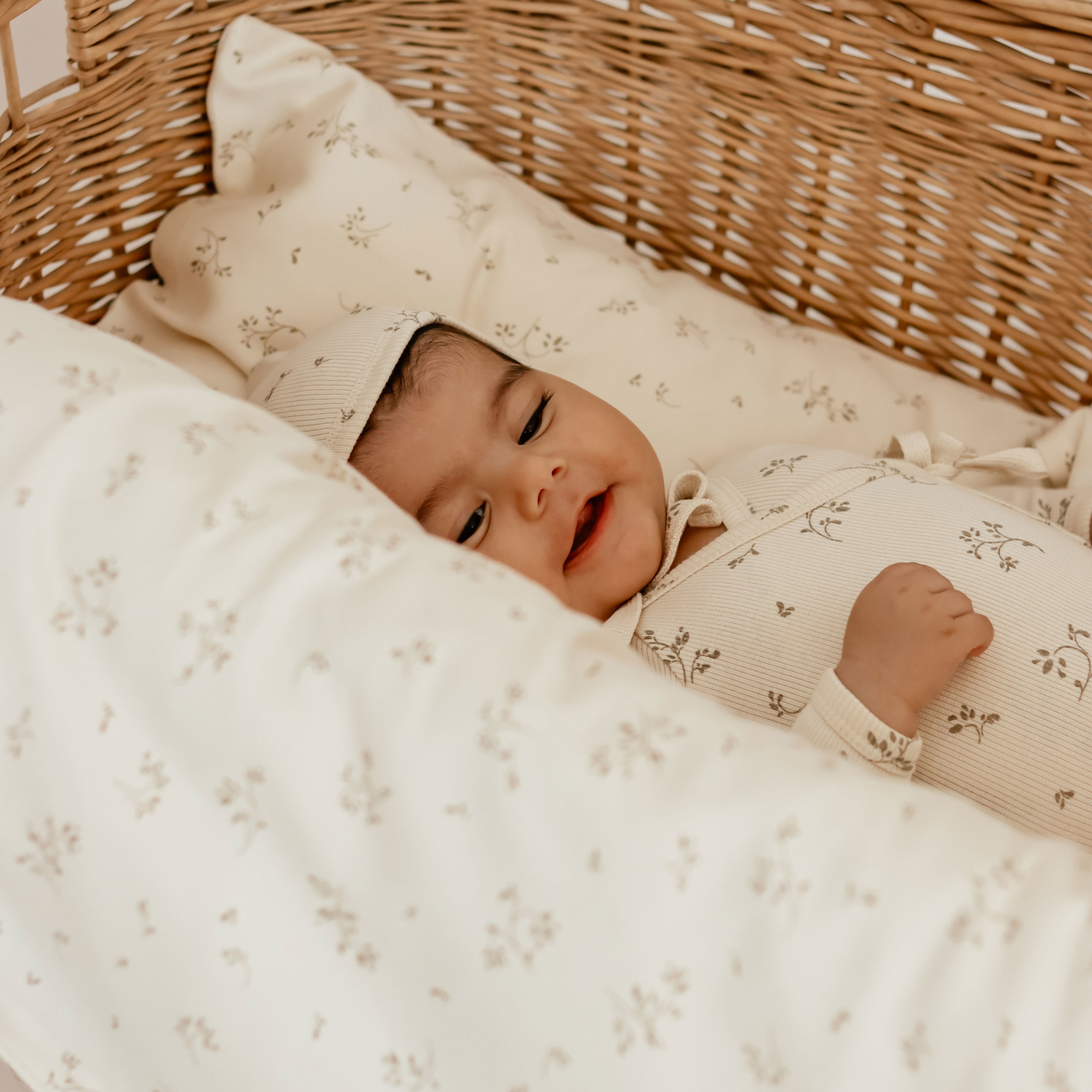 that´s mine Sengetøj Baby - Secret Garden Olive