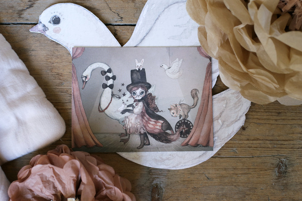 Miss Lucy plakat 18X24 cm - Mrs. Mighetto