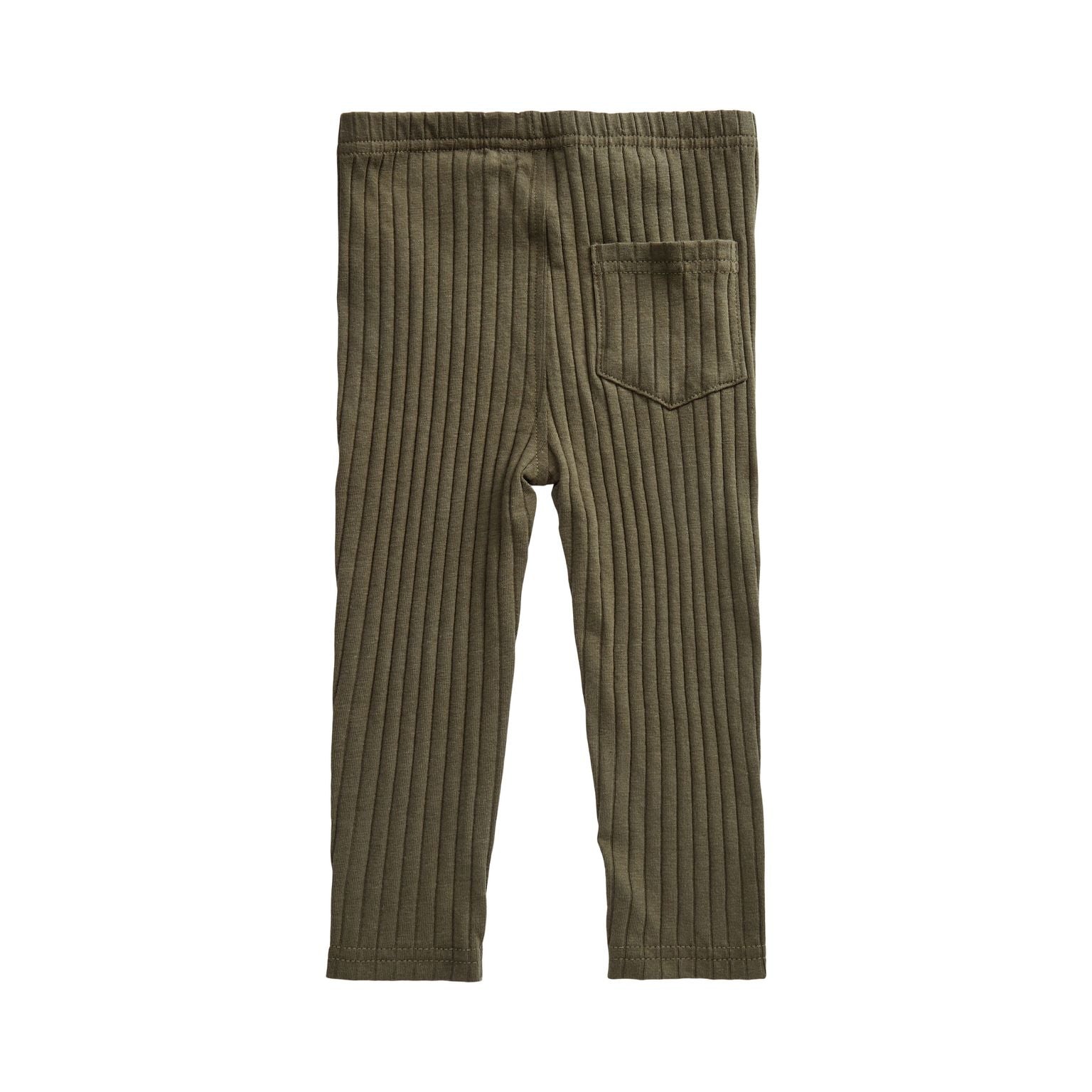 Petit By Sofie Schnoor Rib Pants - Army Green