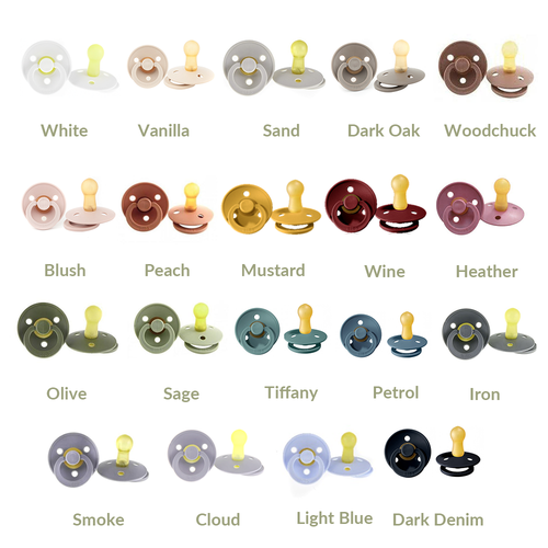 BIBS Sutter 2 Pak Str. 1 Vanilla / Baby Blue