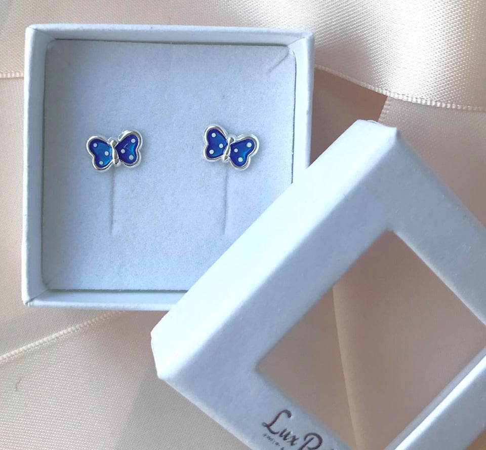 Blå Sommerfugle Ørestikker