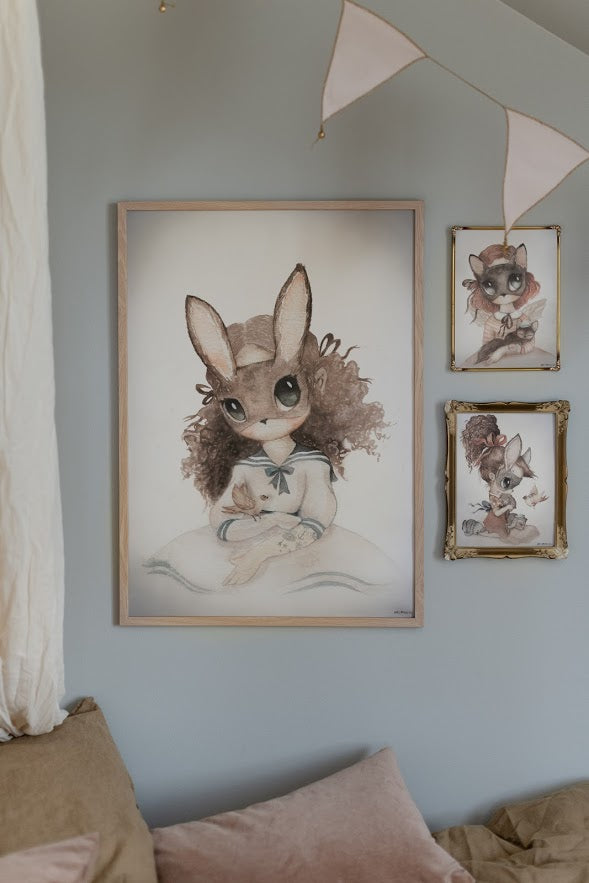 Miss Charlie Plakat 18x24 cm - Mrs. Mighetto