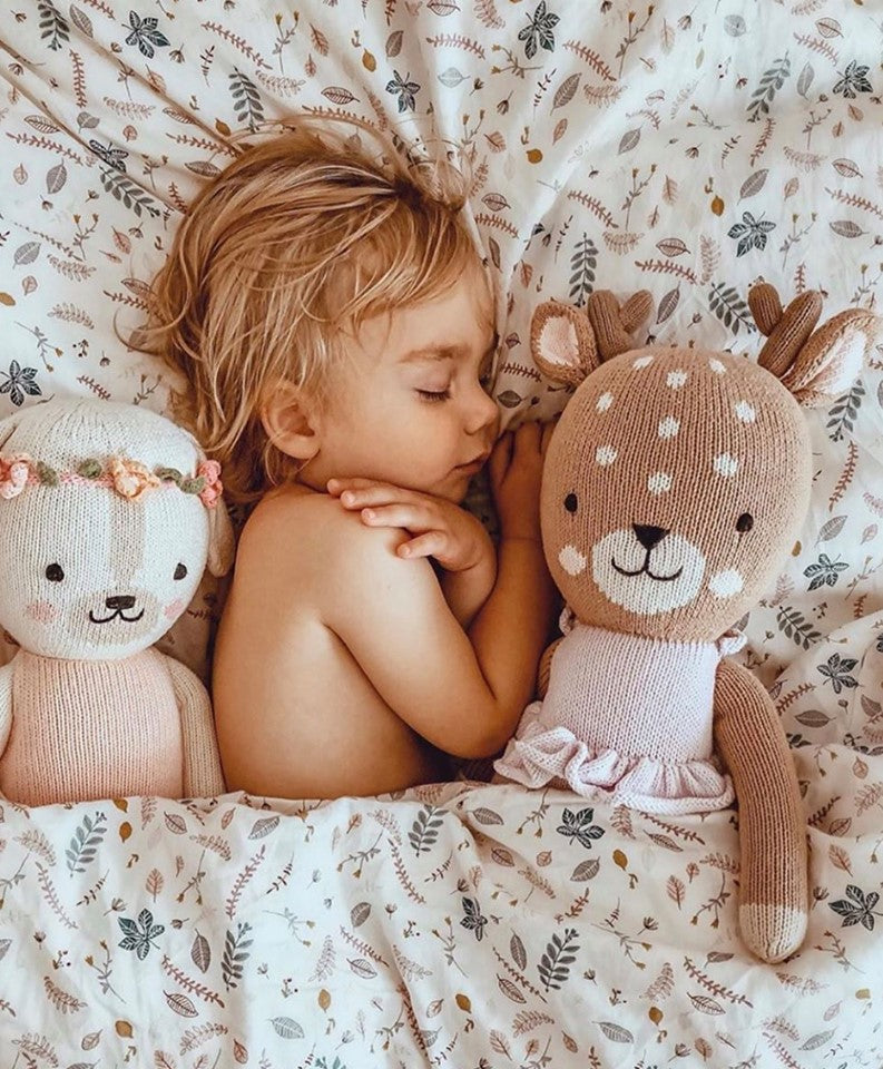 Hagesmæk med Ærmer Pressed Leaves Rose - Cam Cam Copenhagen