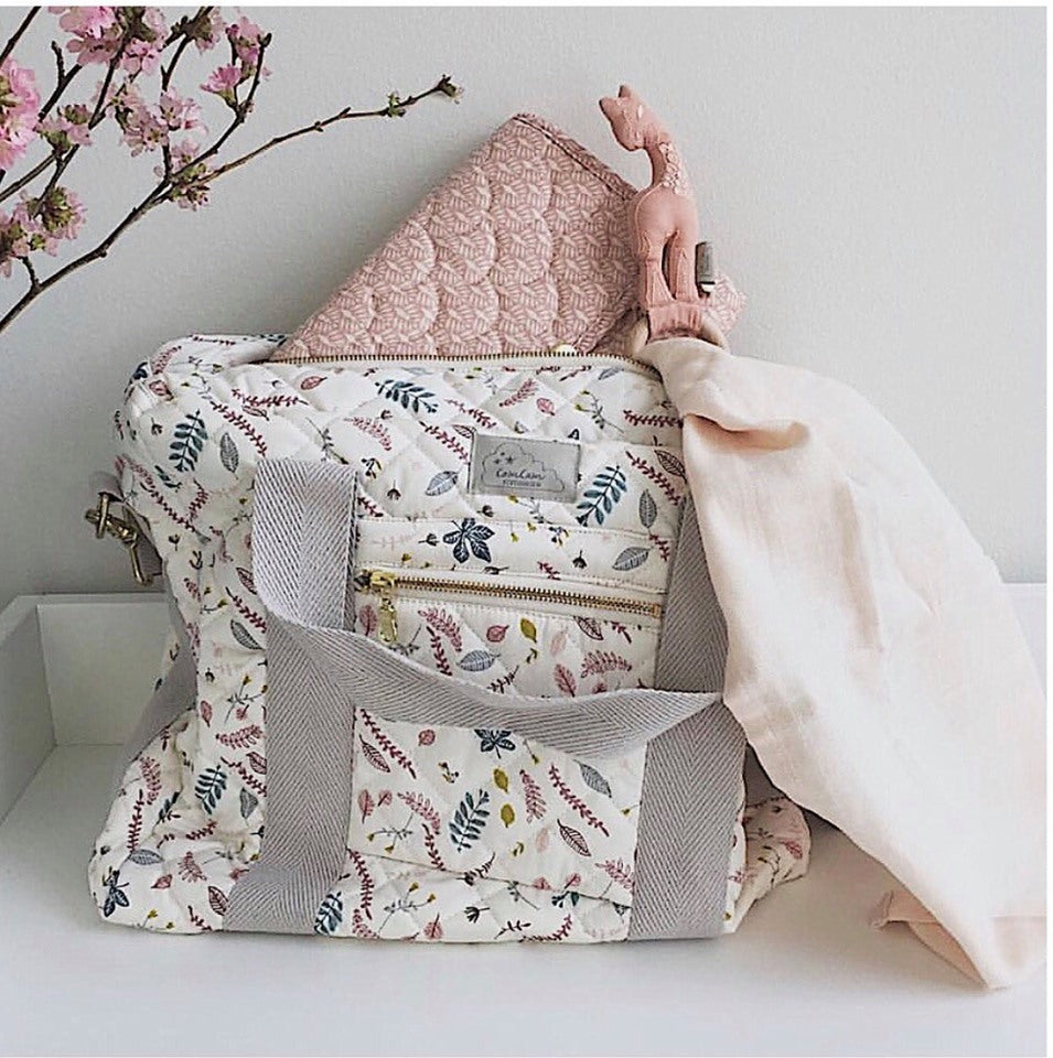 Ammepudebetræk Pressed Leaves Rose - Cam Cam Copenhagen