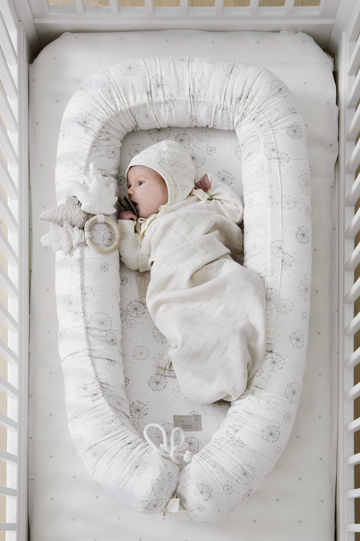 4 Vaskeklude Dandelion Natural & Fawn - Cam Cam Copenhagen