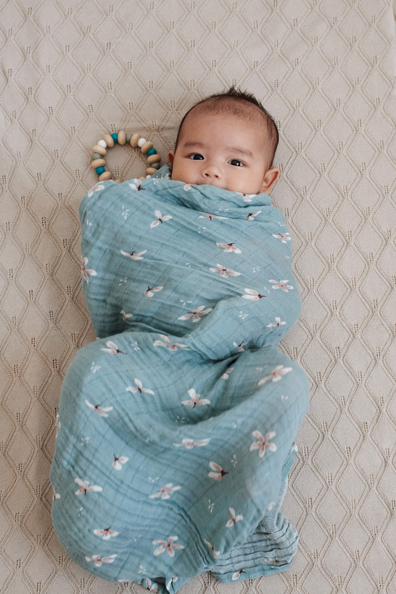 Vådservietcover Windflower Blue - Cam Cam Copenhagen