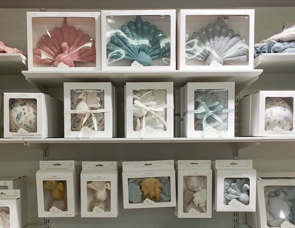 Gaveæske med Creme White Hjerter - Cam Cam Copenhagen