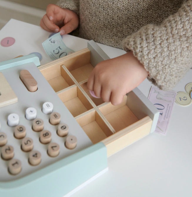 Kasseapparat i Træ - Cam Cam Copenhagen