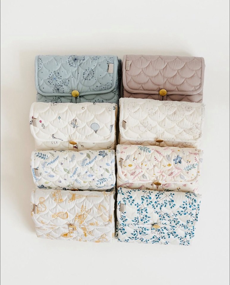 Puslehyndebetræk Pressed Leaves Rose - Cam Cam Copenhagen