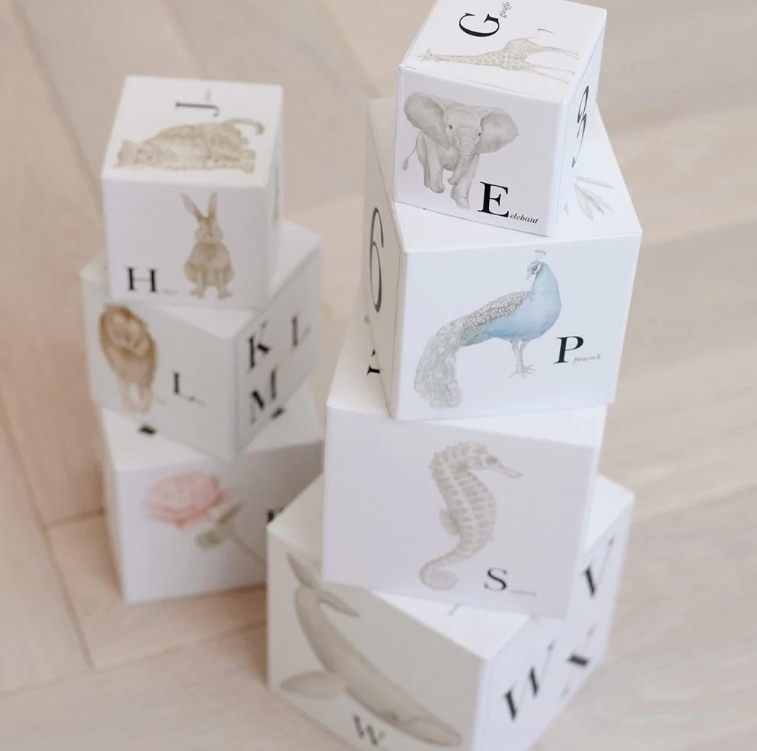 Stableklodser med Alfabet & Dyr - Cam Cam Copenhagen