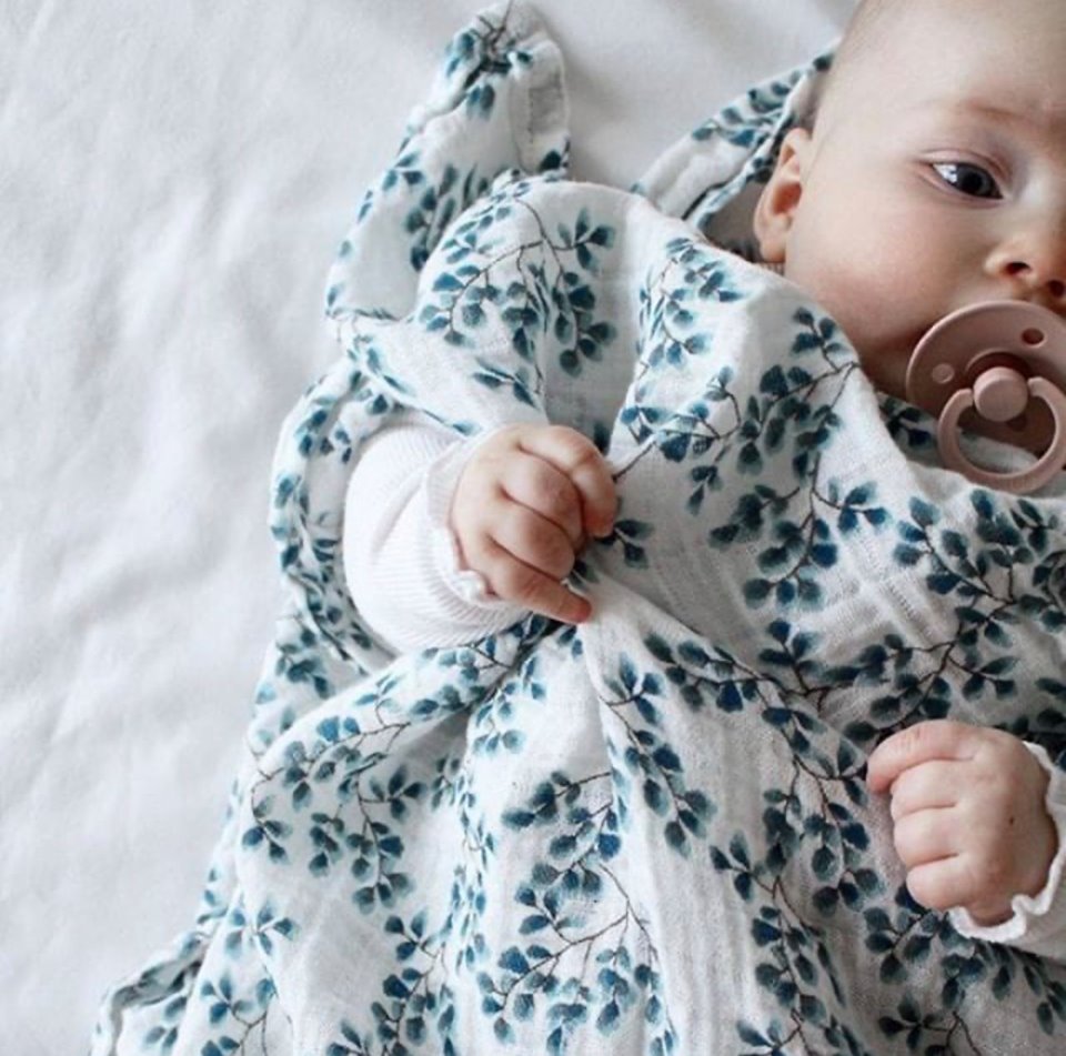 4 Vaskeklude Fiori / Pressed Leaves Rose - Cam Cam Copenhagen