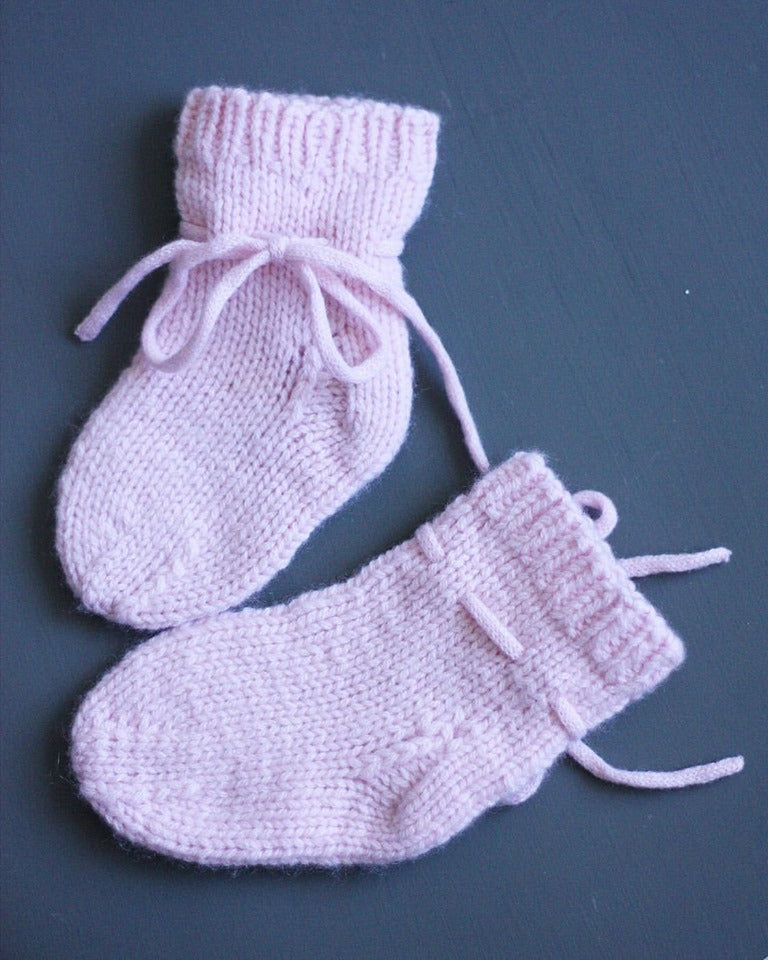 Cashmere Luksus Baby Strømper - Baby Lyseblå