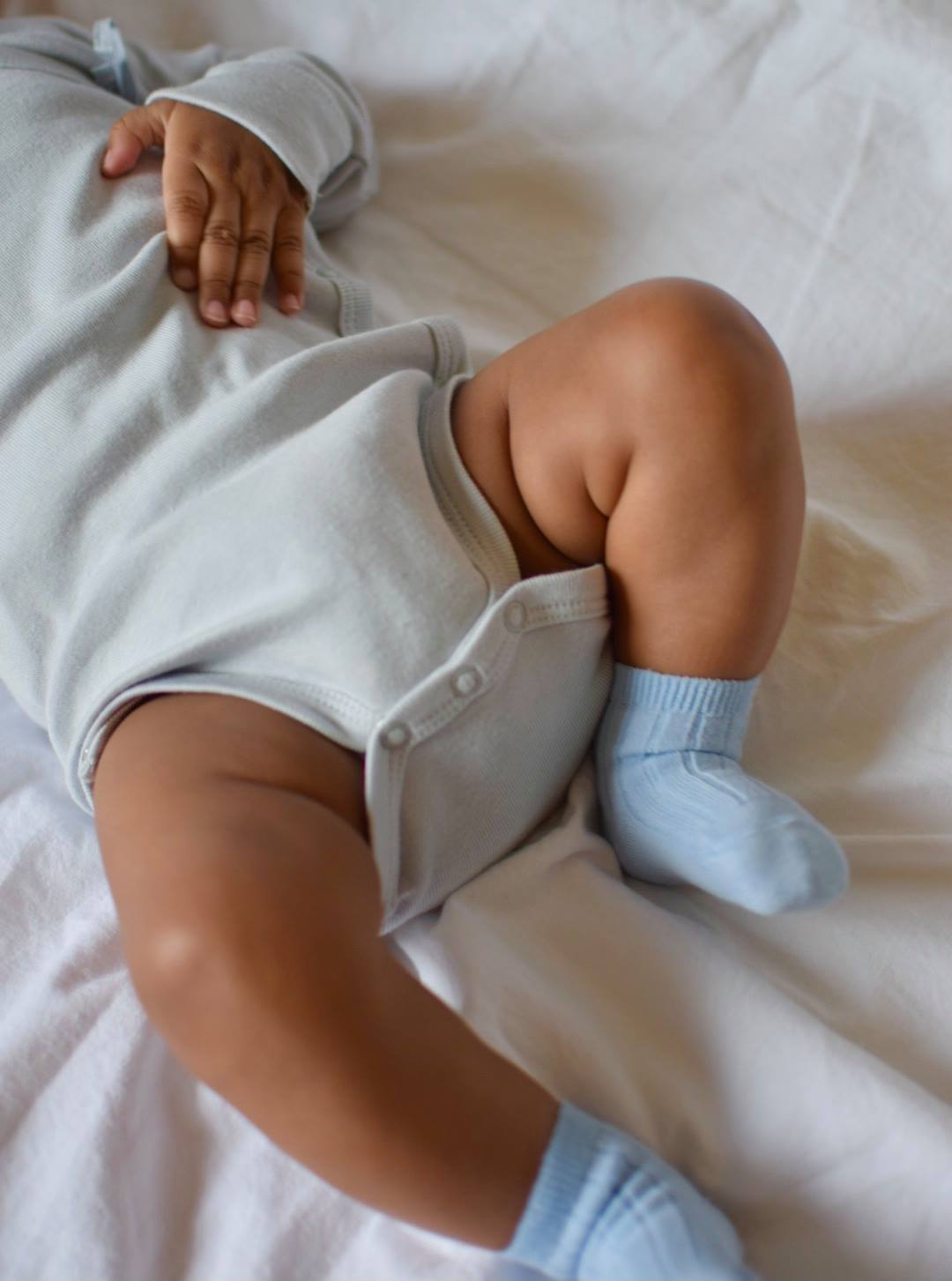 Condor Rib Ankel Strømper Blå